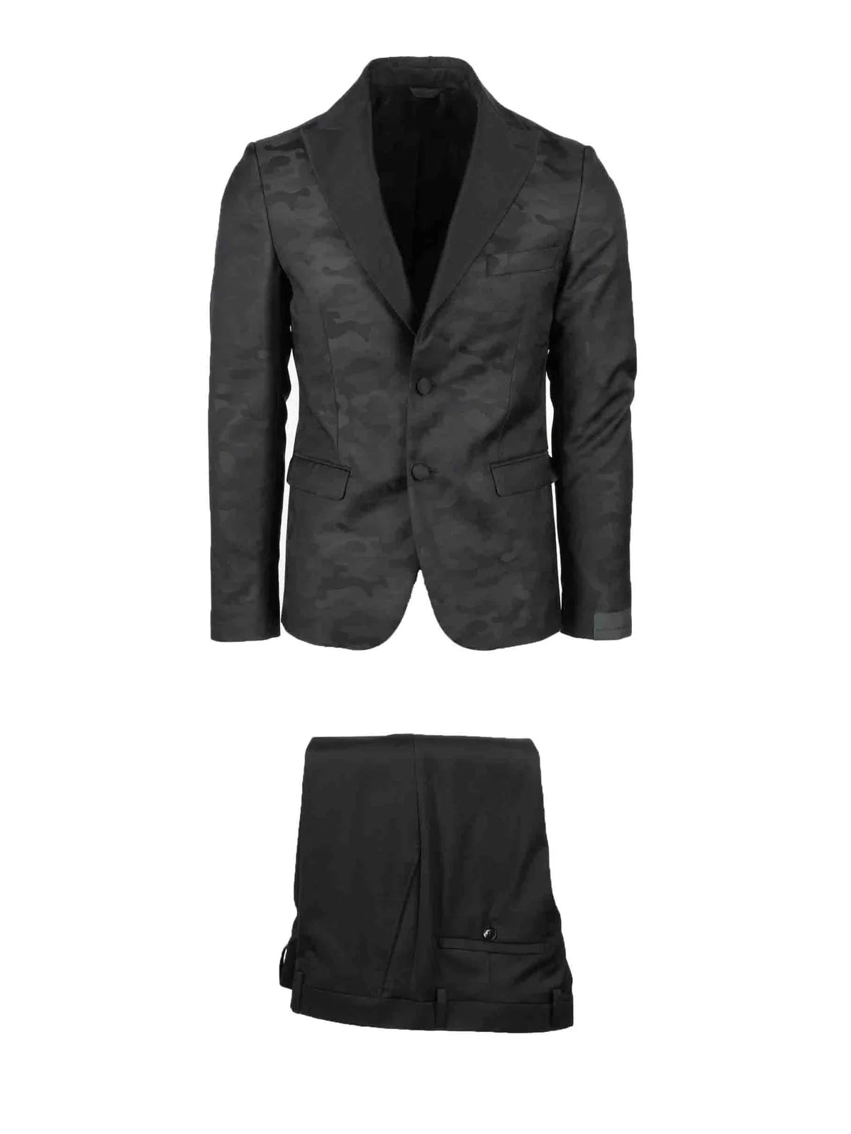 Brown/Black Virgin Wool Suit