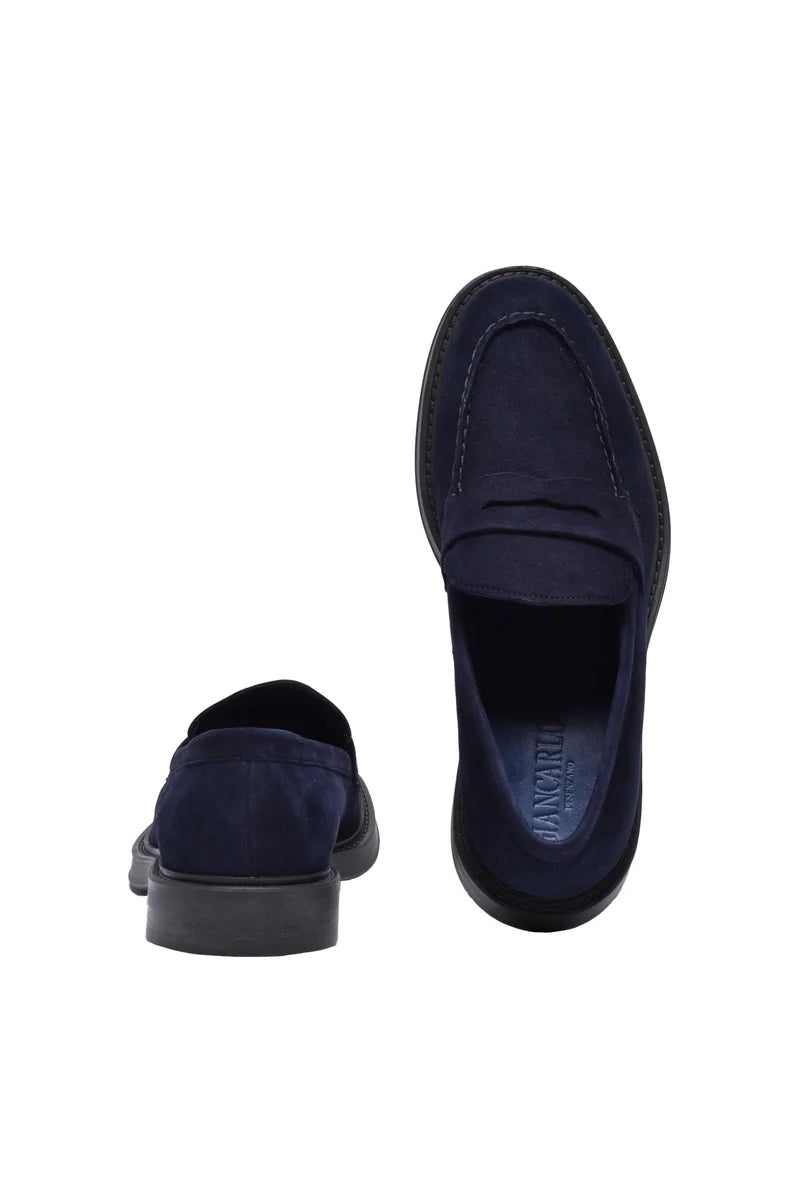 Suede Loafer - Blue