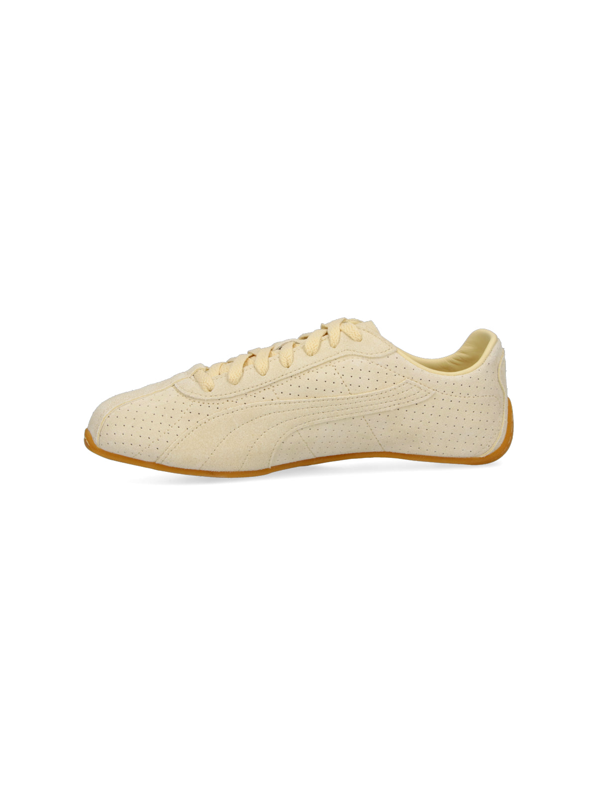 Beige K-Street Perforated Leather Sneakers