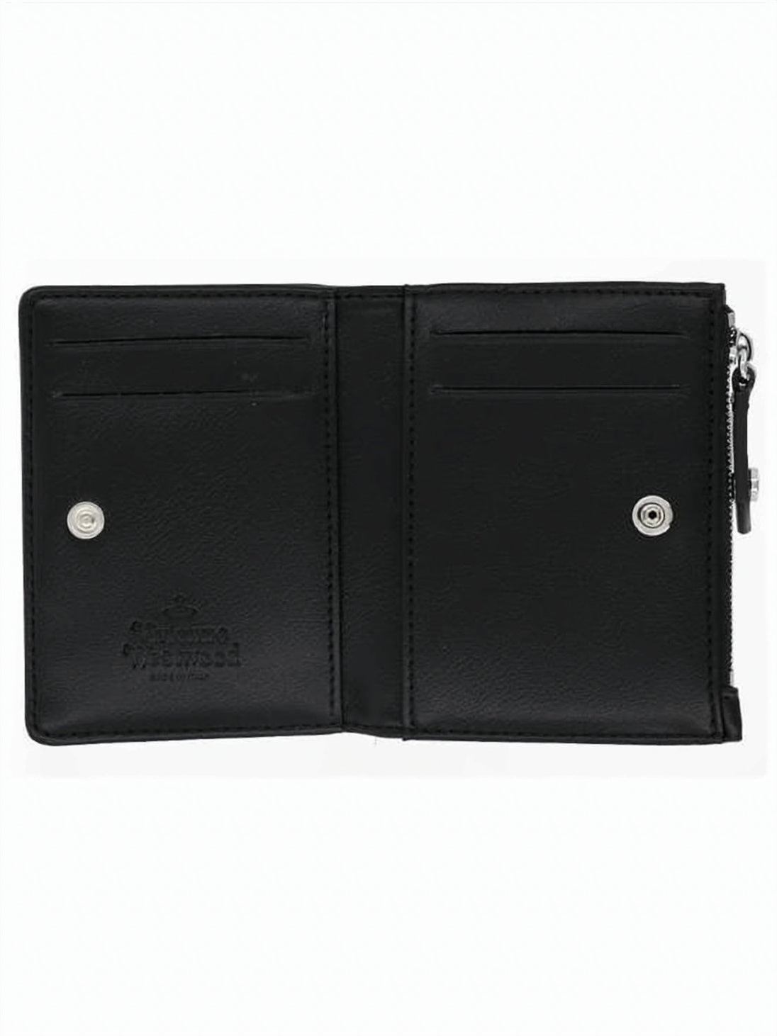 Textured Black Zip-Around Cardholder