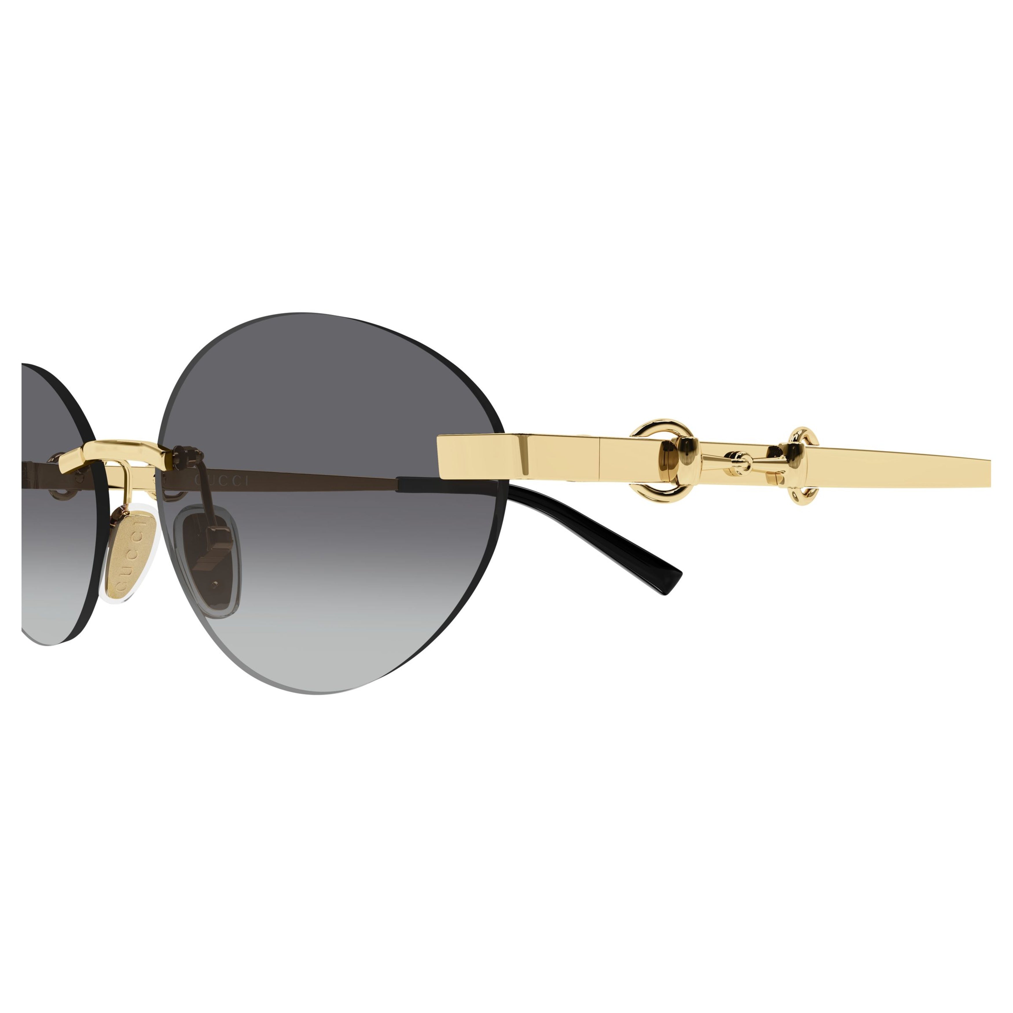 Gg2051s Oval Rimless Sunglasses