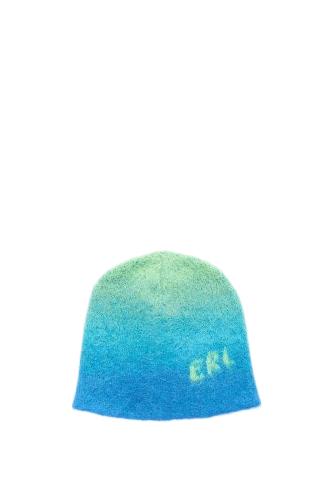 Gradient Beanie With Fluffy Knit