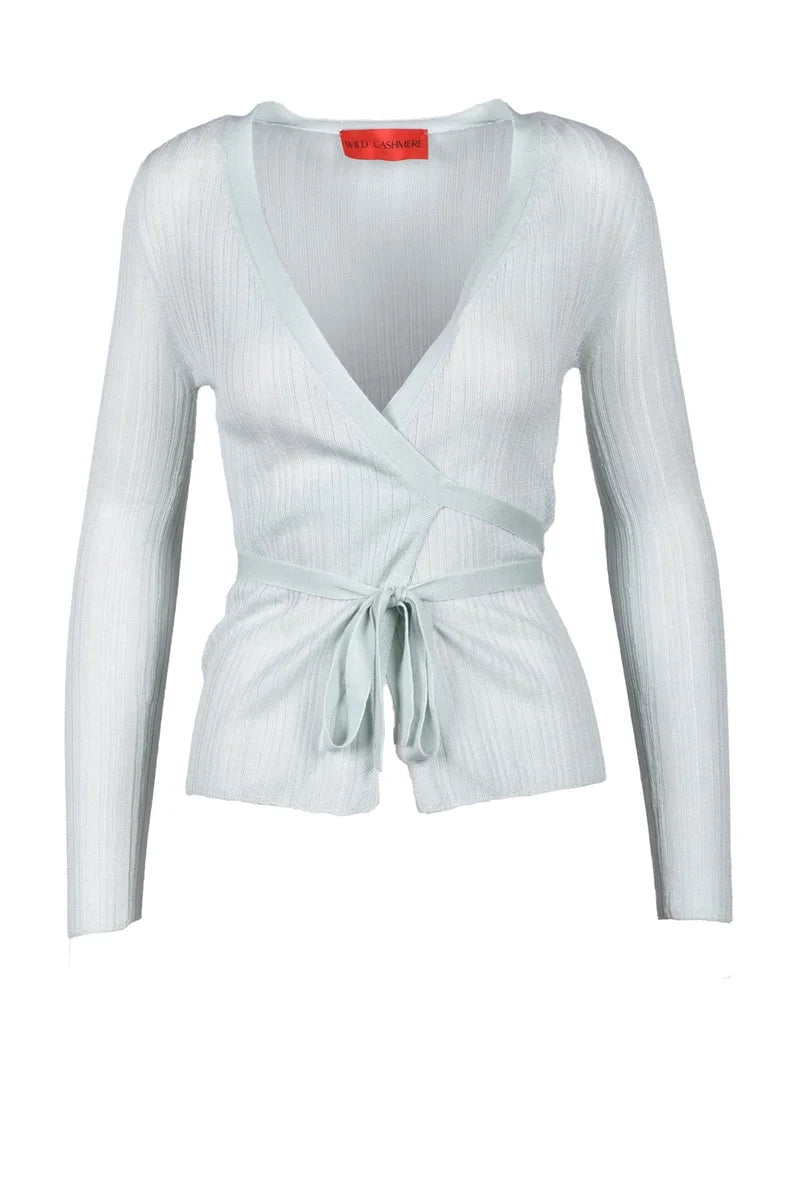 Wrap Cardigan - Aqua