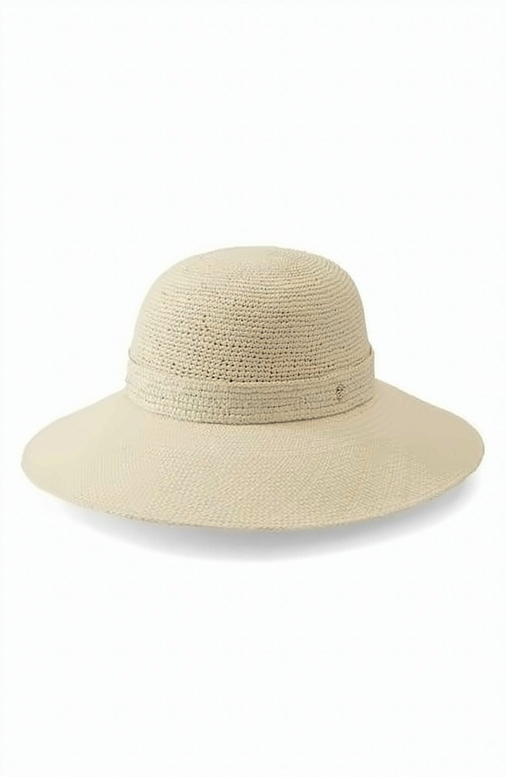 Woven Bucket Hat With Textured Band