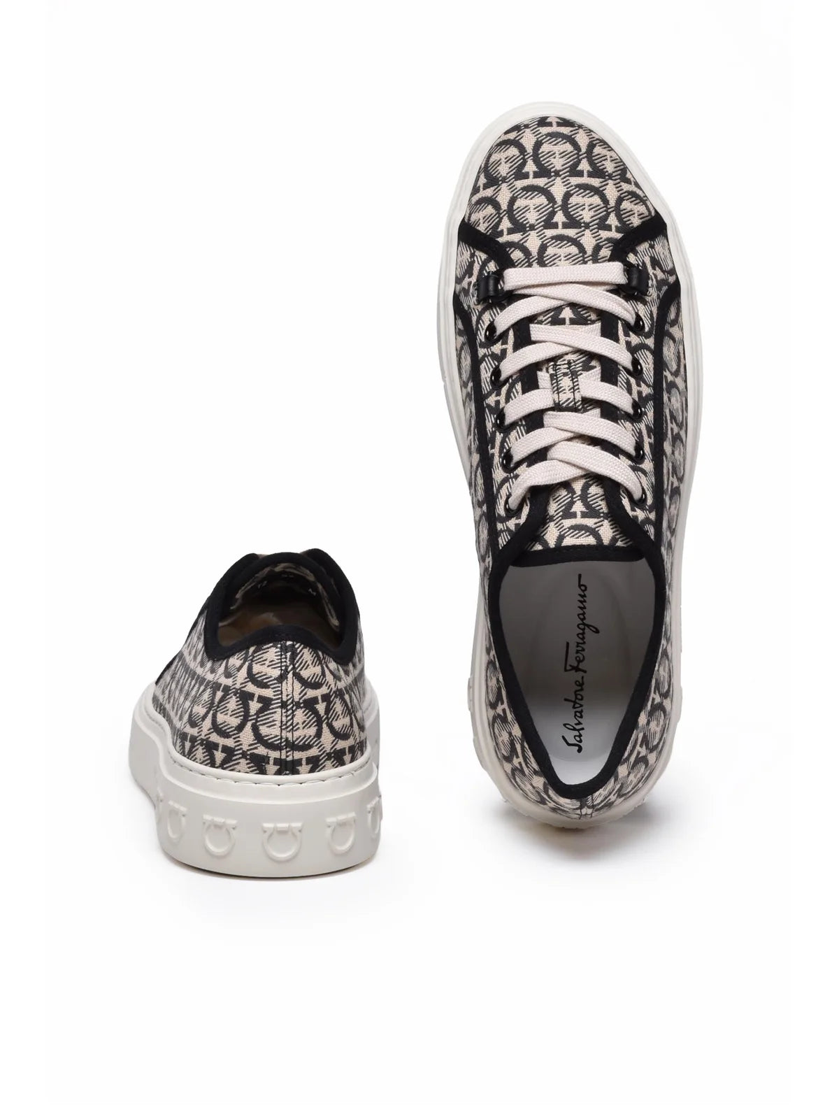 Anson Canvas Sneaker - Black/Beige