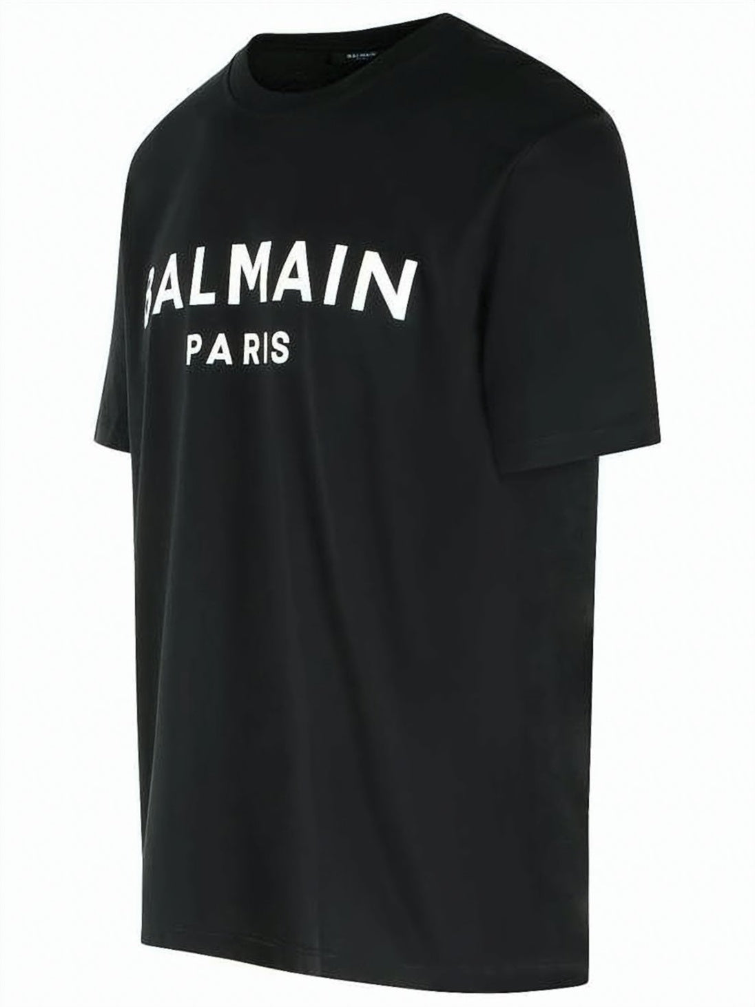 Black Cotton Crew Neck T-Shirt