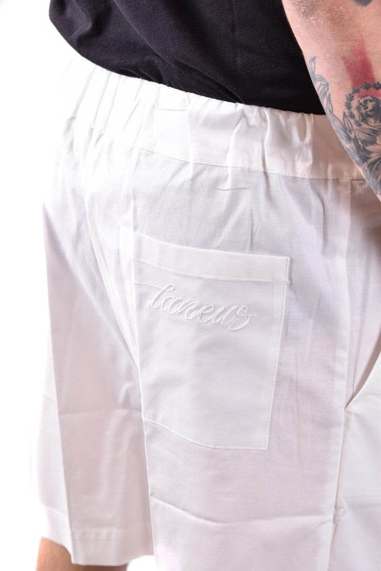 Off-White Cotton Shorts