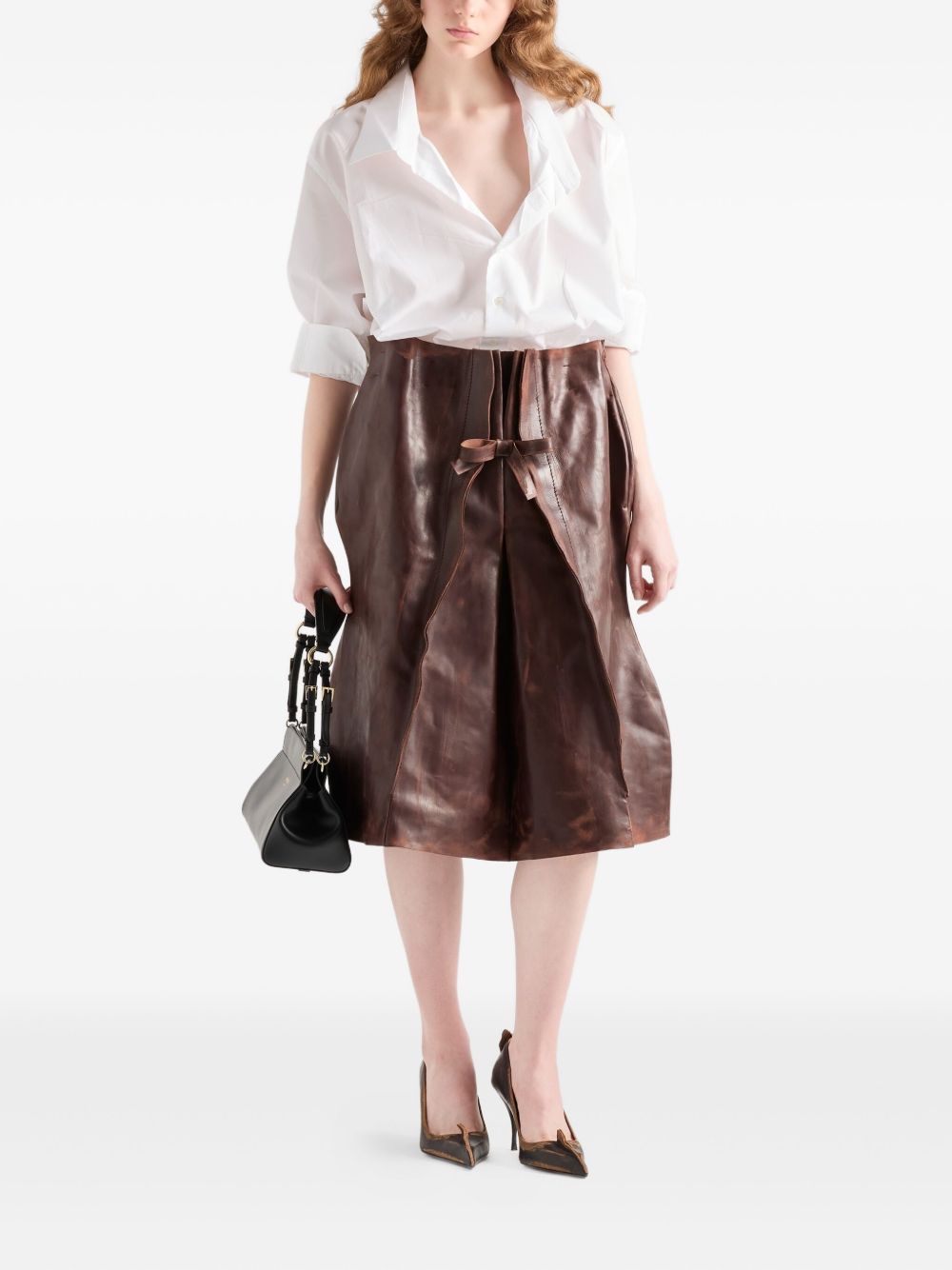 Timeless White Cotton Shirt With Pointed Collar