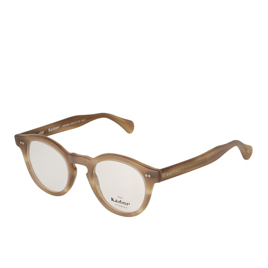 Tony Rounded Frame Eyeglasses with Keyhole Bridge