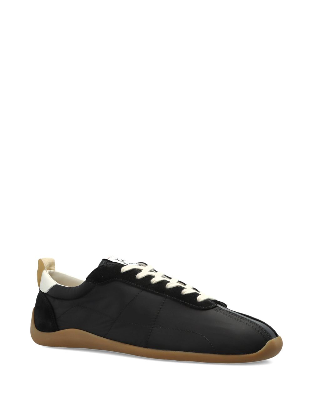 Low-Top Panel Detail Lace-Up Sneakers