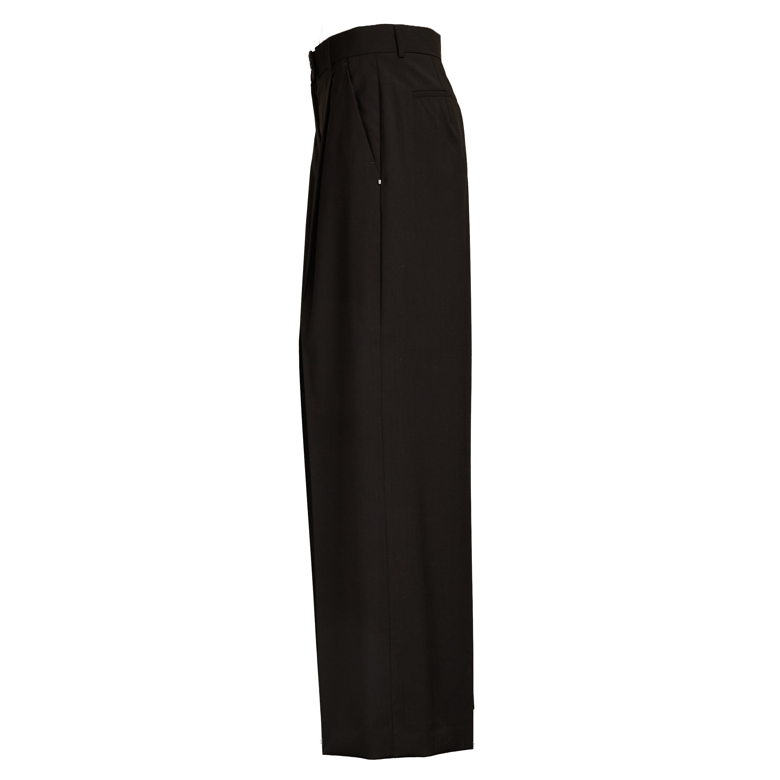 Wide Leg Wool Pants