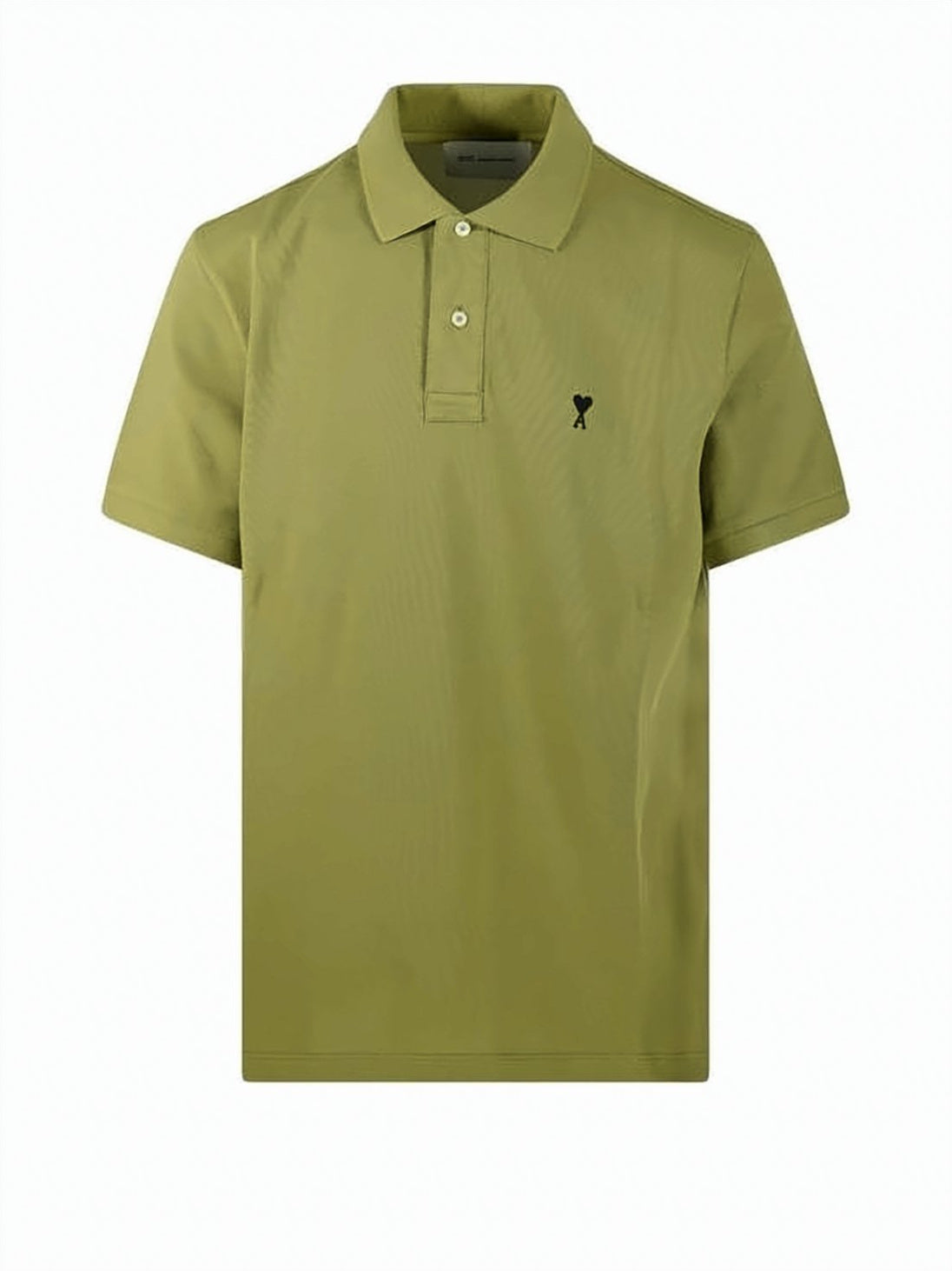 Short-Sleeve Polo Shirt with Heart Logo Detail