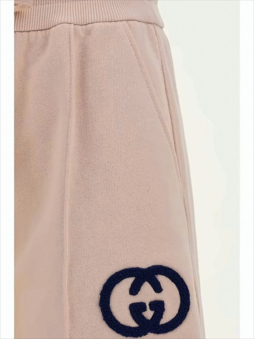 Relaxed Fit Cotton Straight Pants