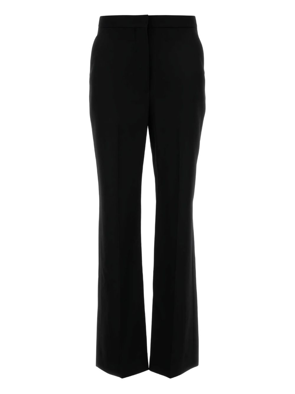 Flared Leg Wool Trousers