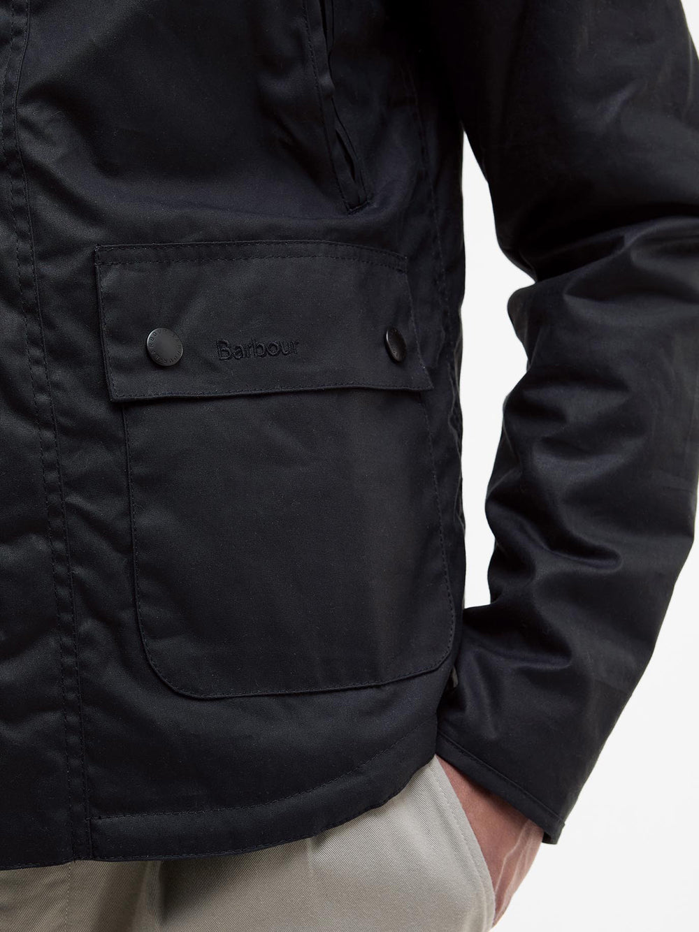 Reelin Wax Jacket With Corduroy Collar