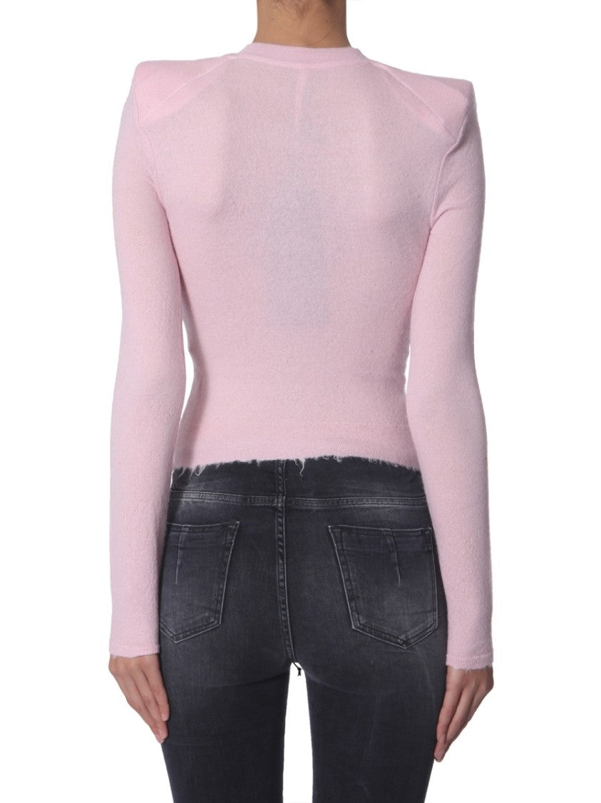 Fitted Long-Sleeve Sweater