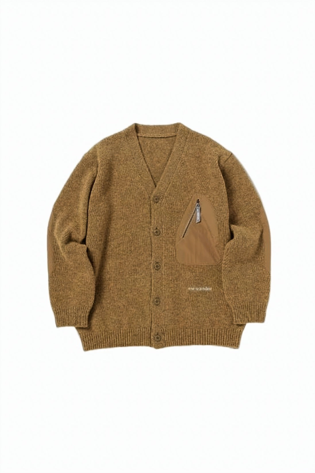 Textured Knit Wool Cardigan