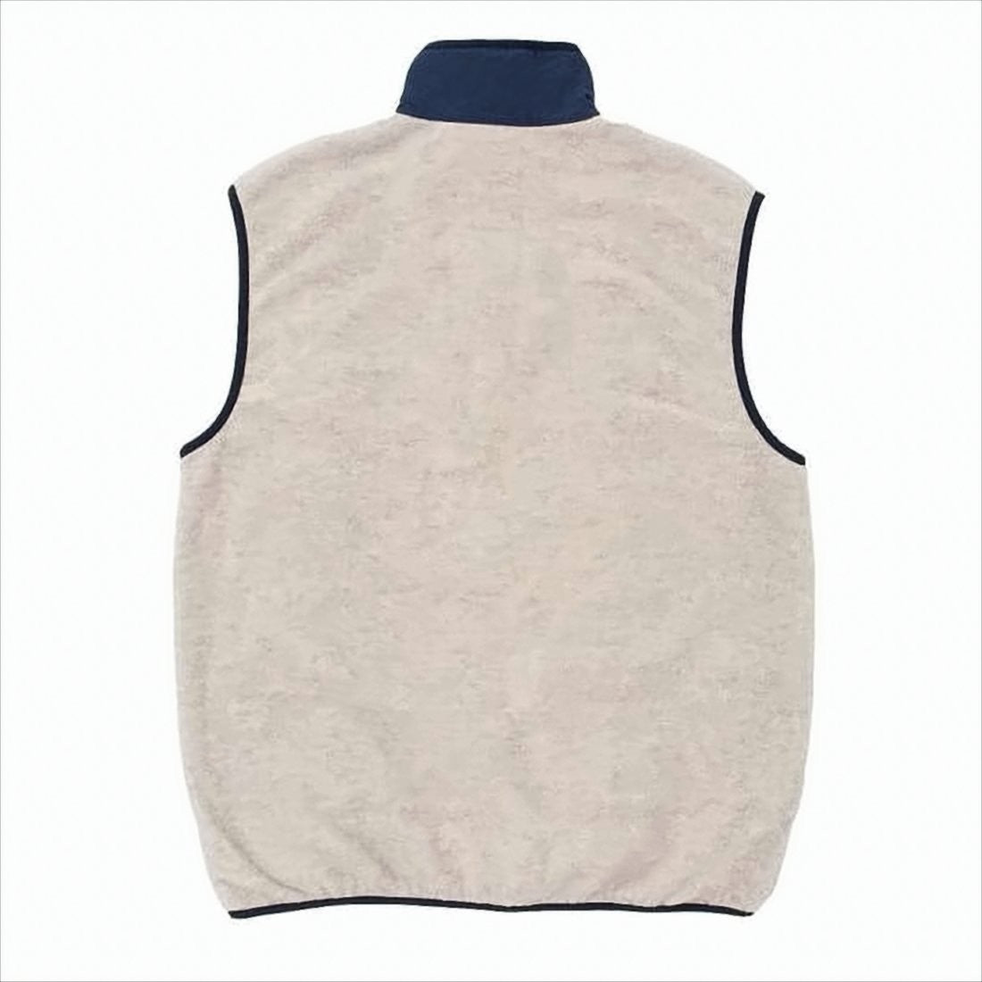 High-Collar Sleeveless Vest with Zippered Pockets