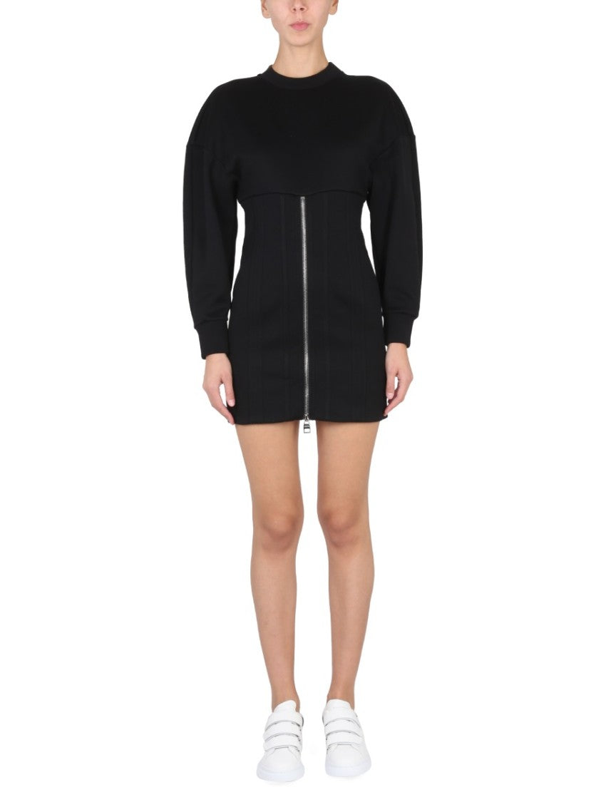 Mini Dress With Cocoon Sleeves
