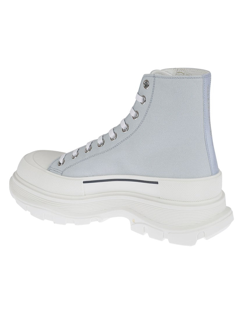High-Top Sneakers In Smooth Calf Leather
