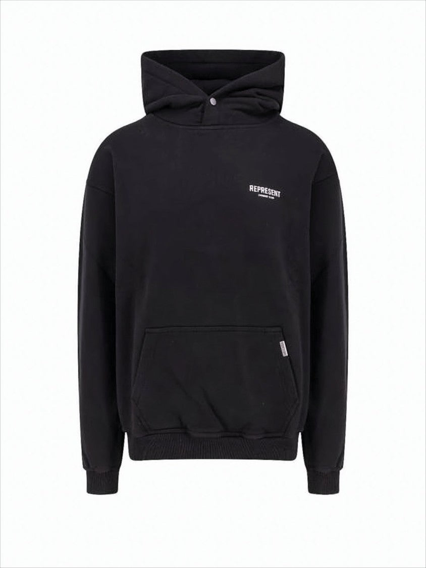 Solid Black Hoodie with Front Kangaroo Pocket