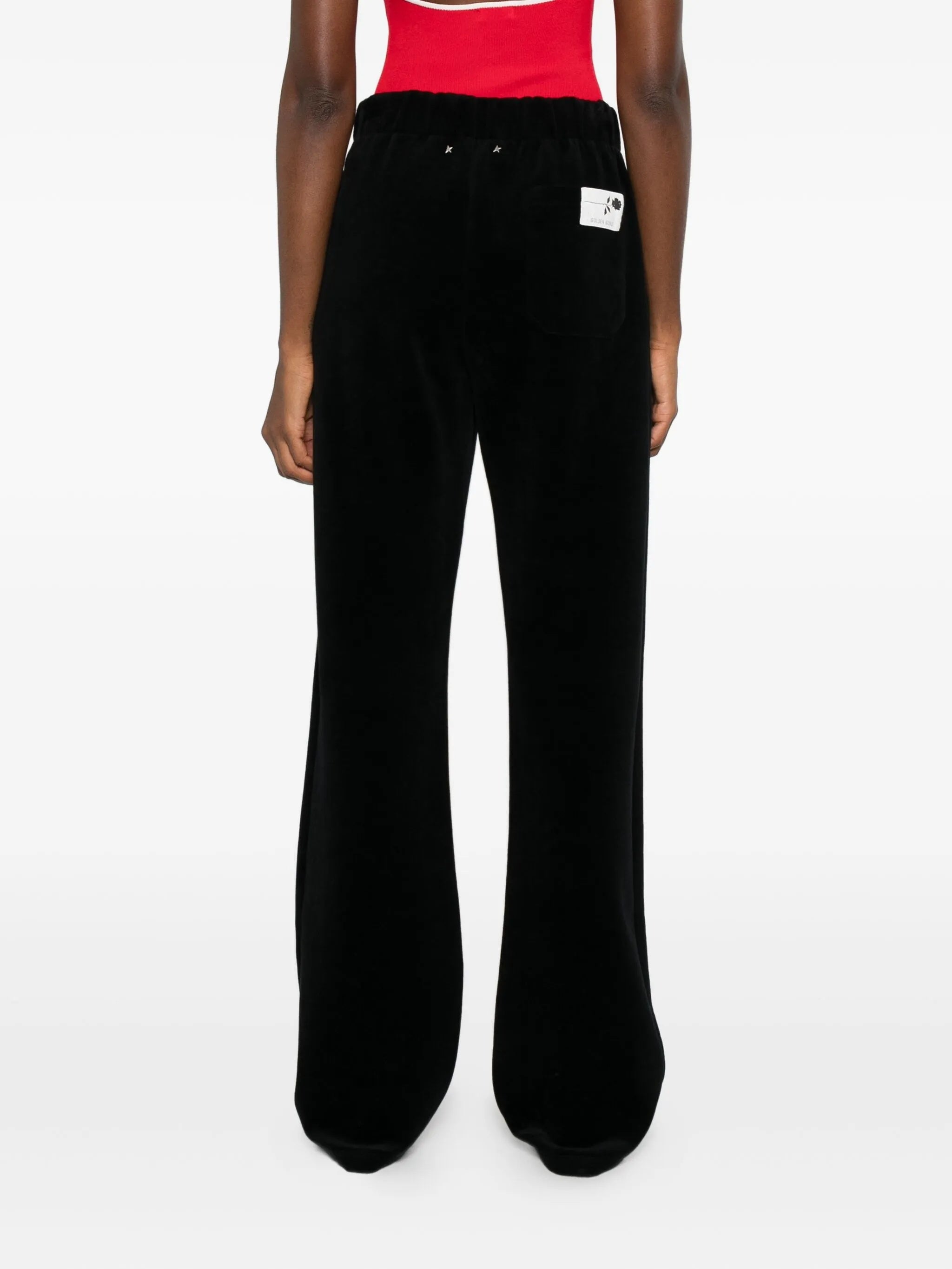 Wide-Leg Cotton Blend Jogging Star Pants