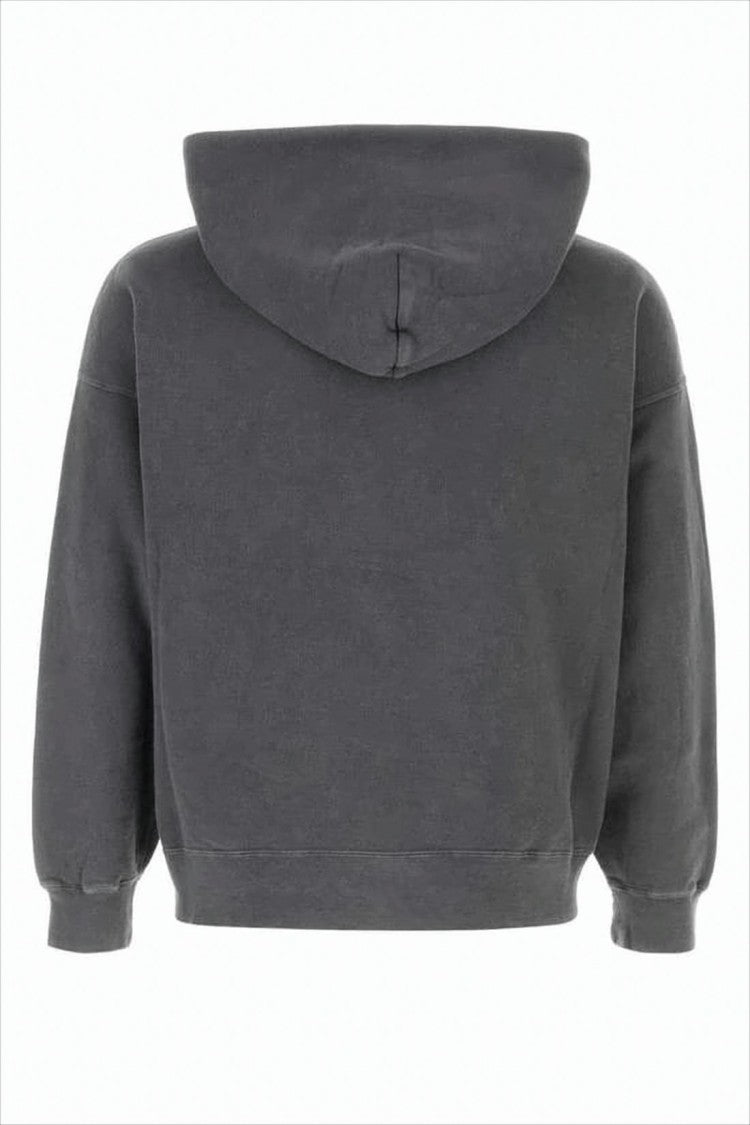 Boxy Cropped Hoodie With Kangaroo Pocket And Ribbed Details