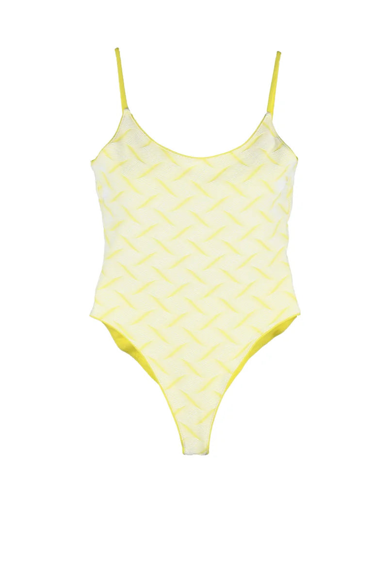 One-Piece Swimsuit with Adjustable Straps