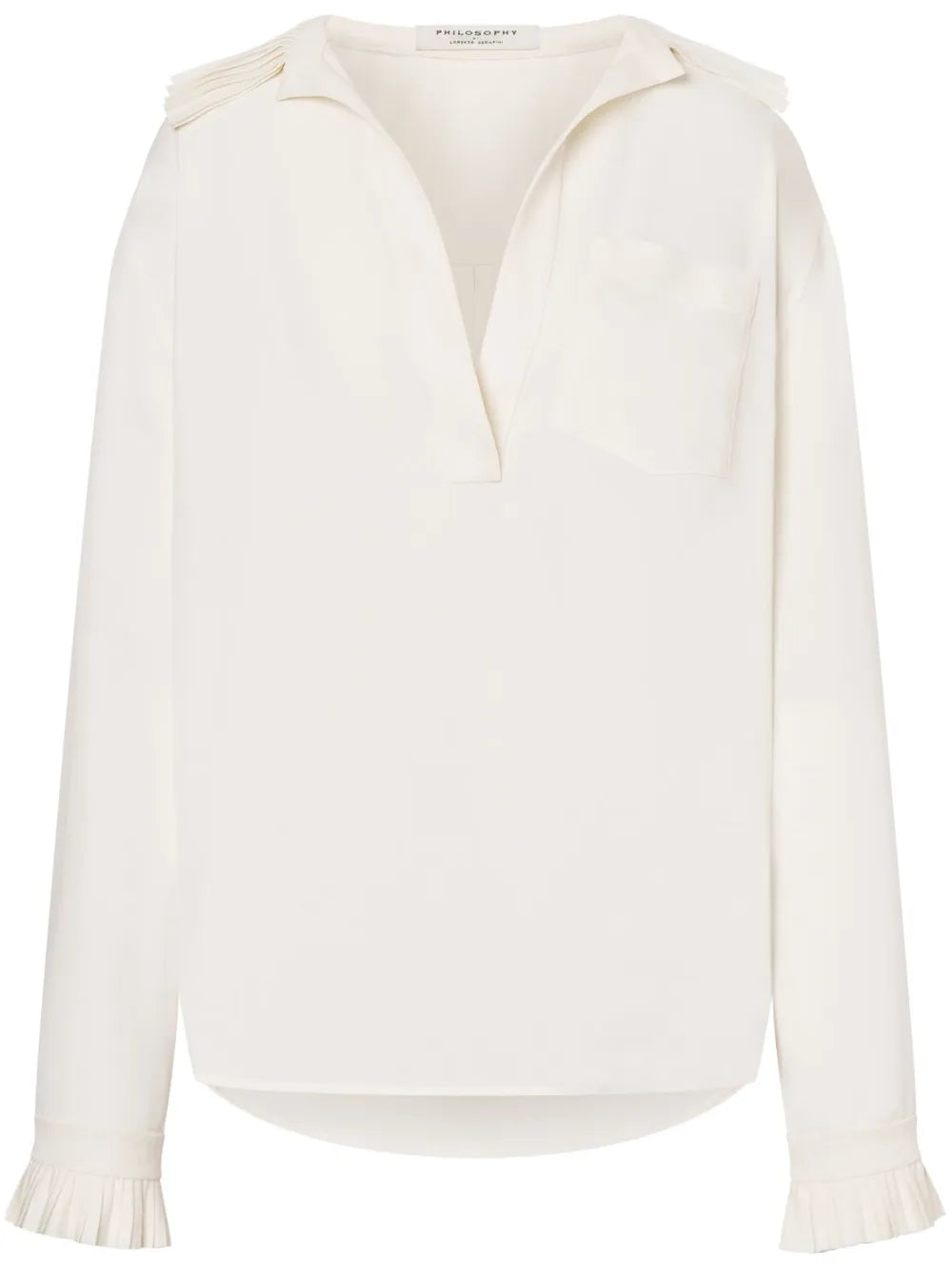 Tailored Button-Down Camicia With Pointed Collar
