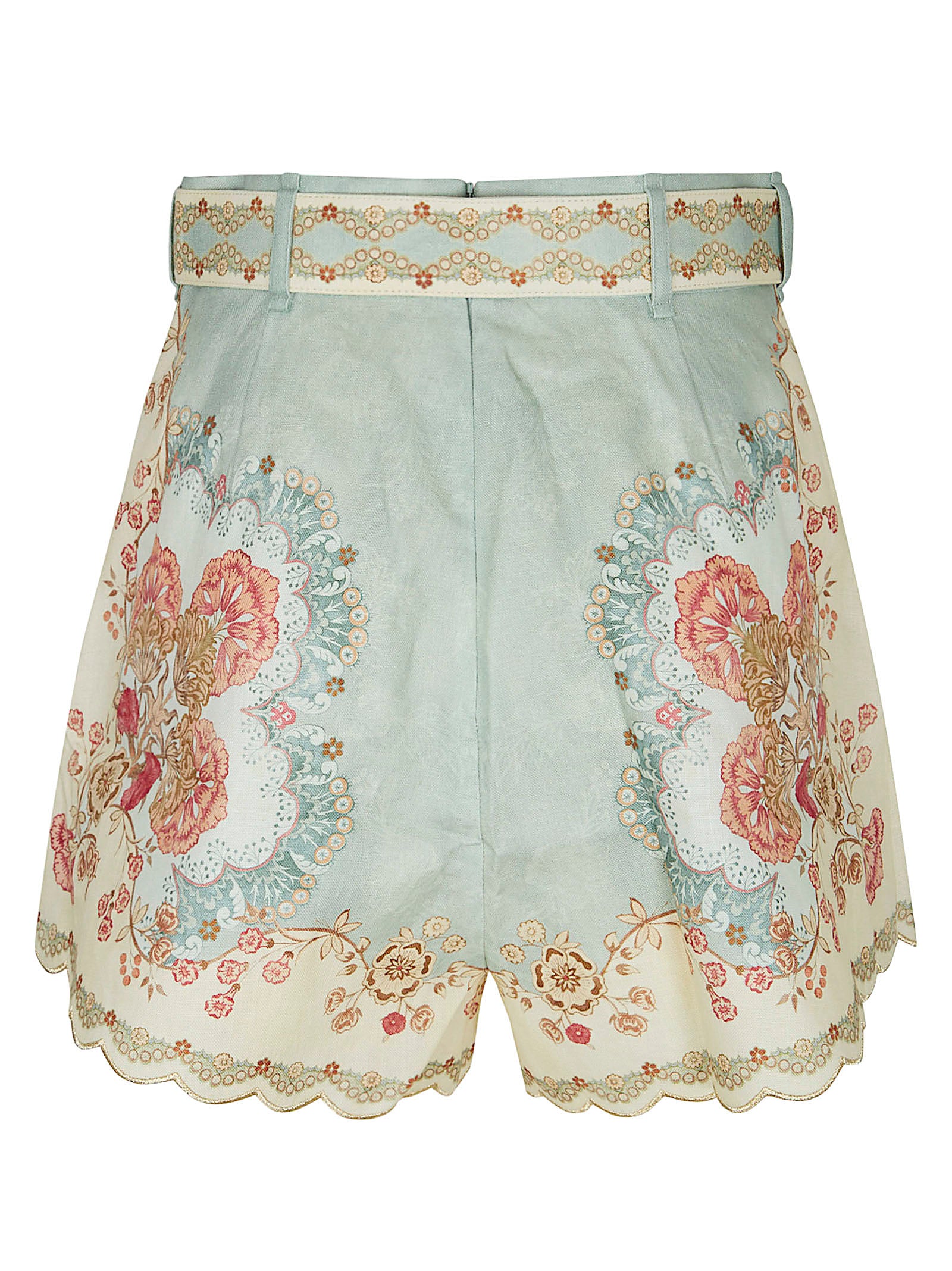 Floral Linen Shorts