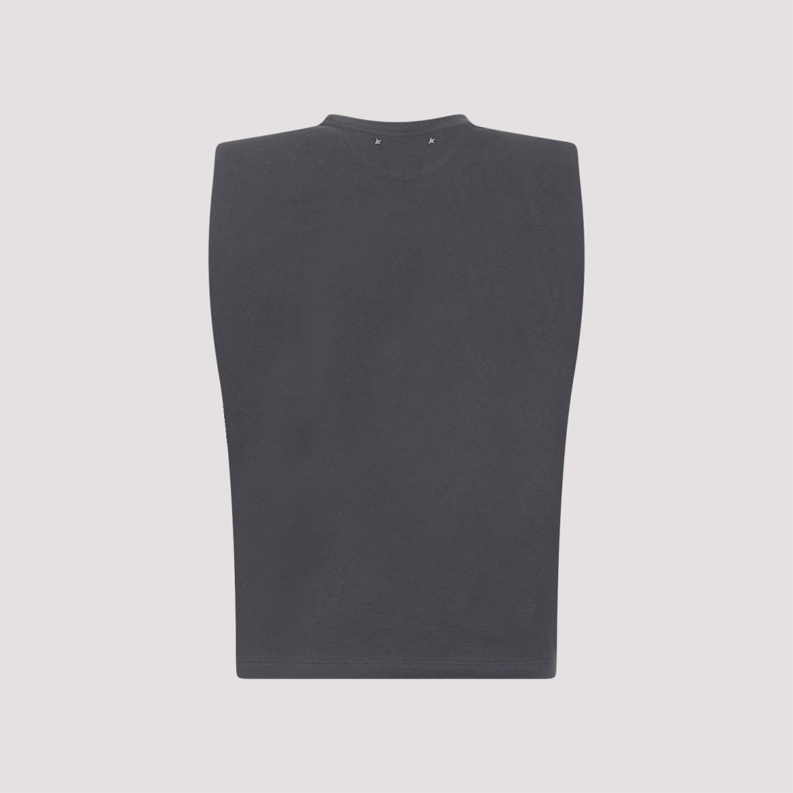 Antracytowy T-shirt bawełniany