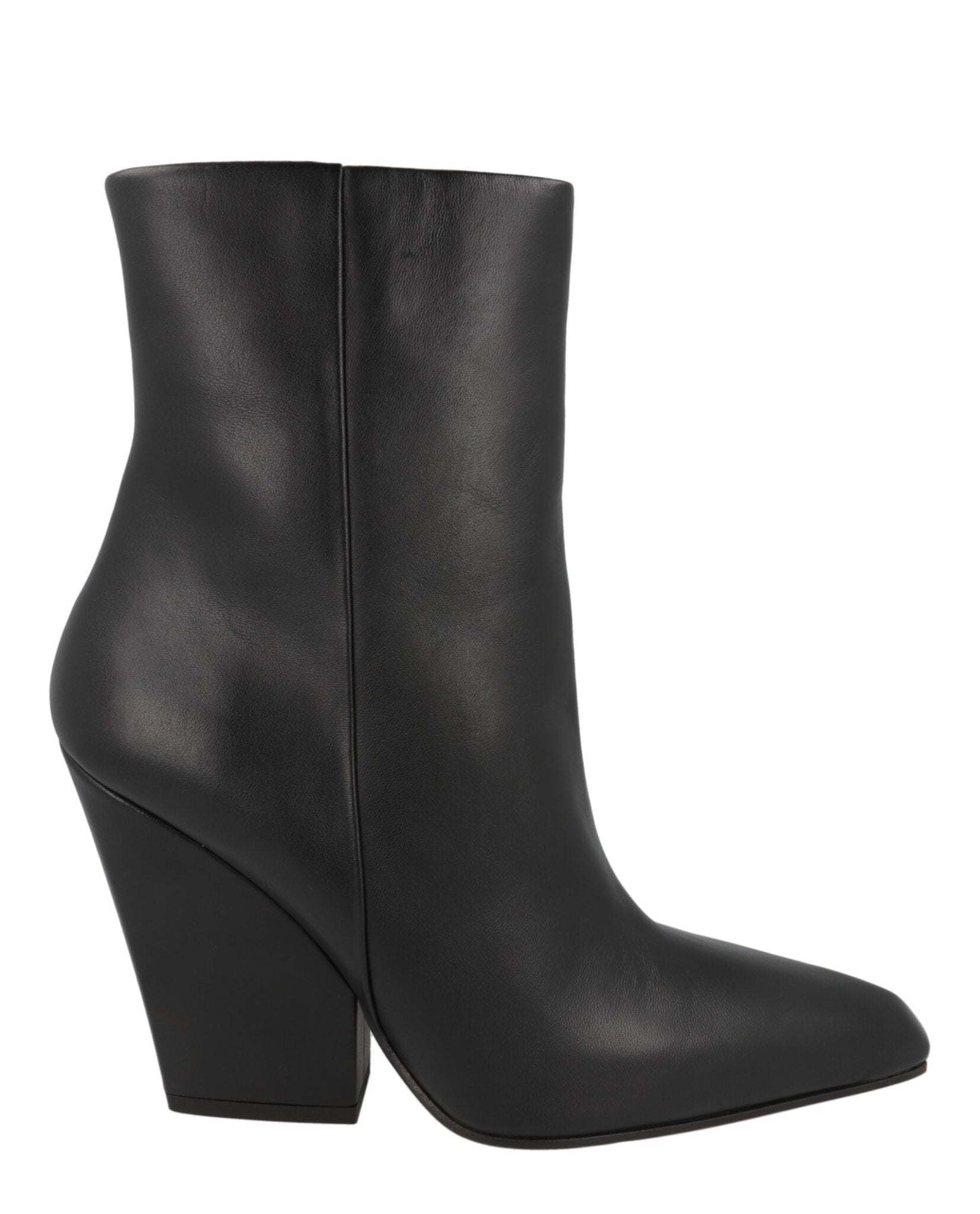 Jane Leather Ankle Booties