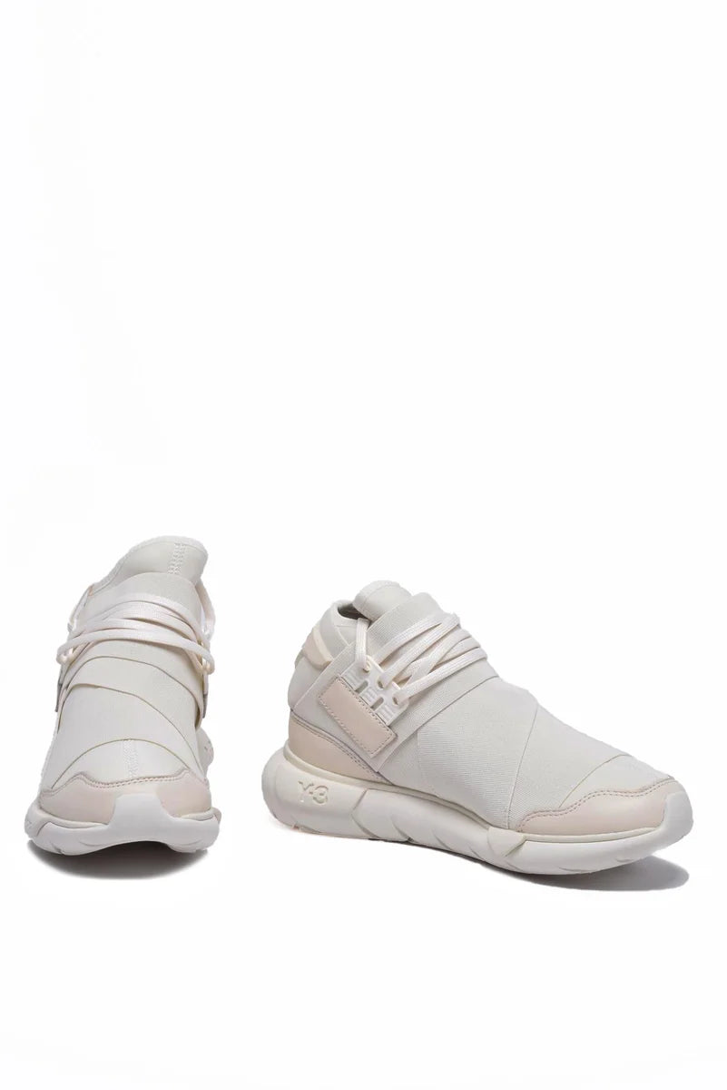 Qasa Sneakers Leather Polyester - White