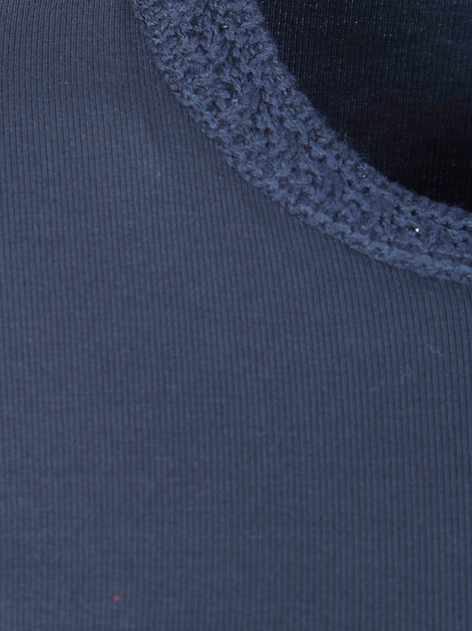 Ribbed Cotton Jersey T-Shirt