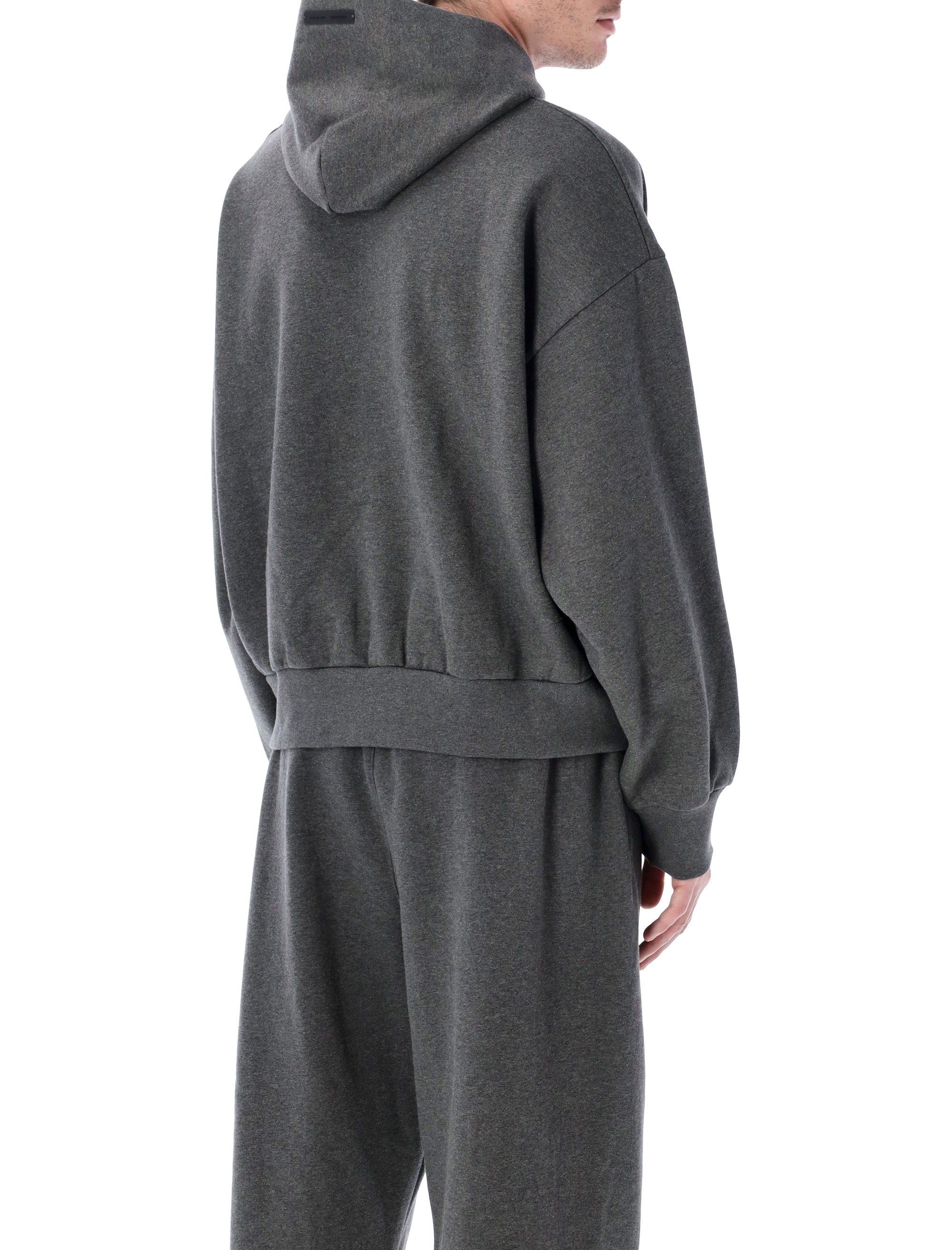 Essentials Embossed Hoodie Grey