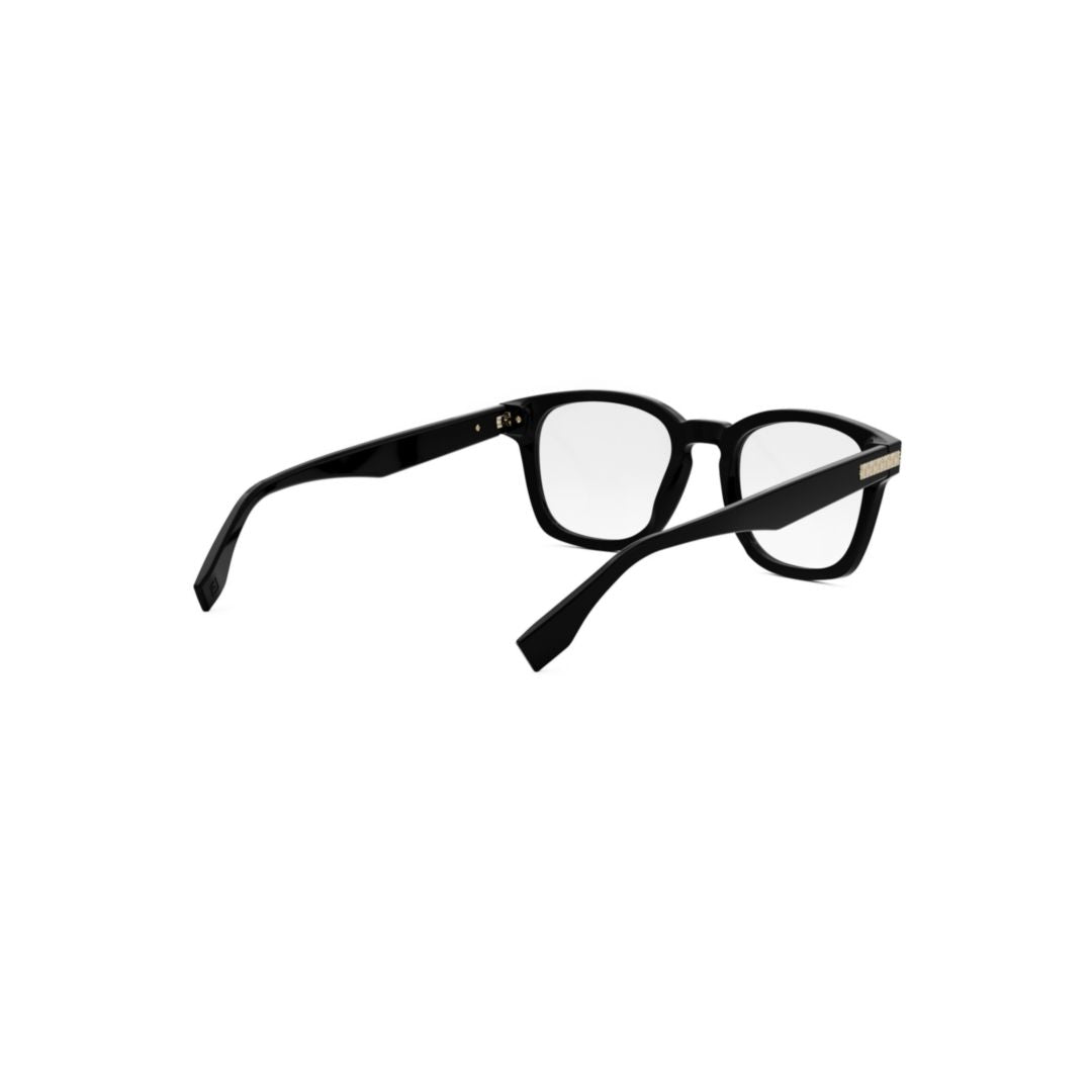 Fe50097i Bold Rectangular Acetate Frame Eyeglasses