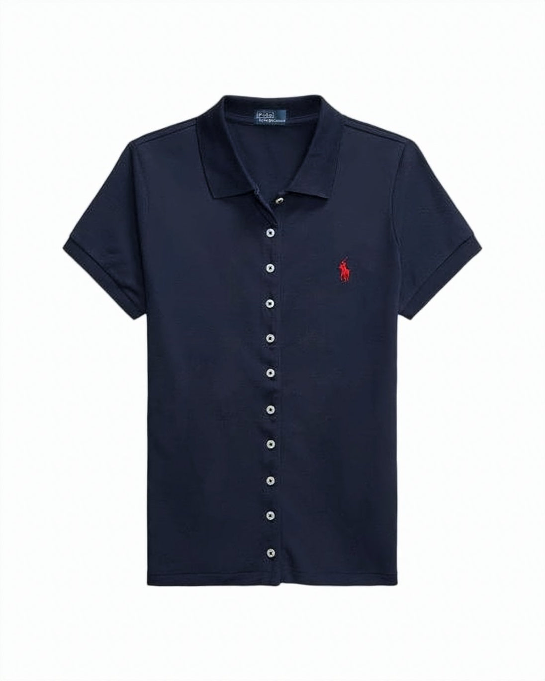 Short-Sleeved Polo Shirt with Classic Collar