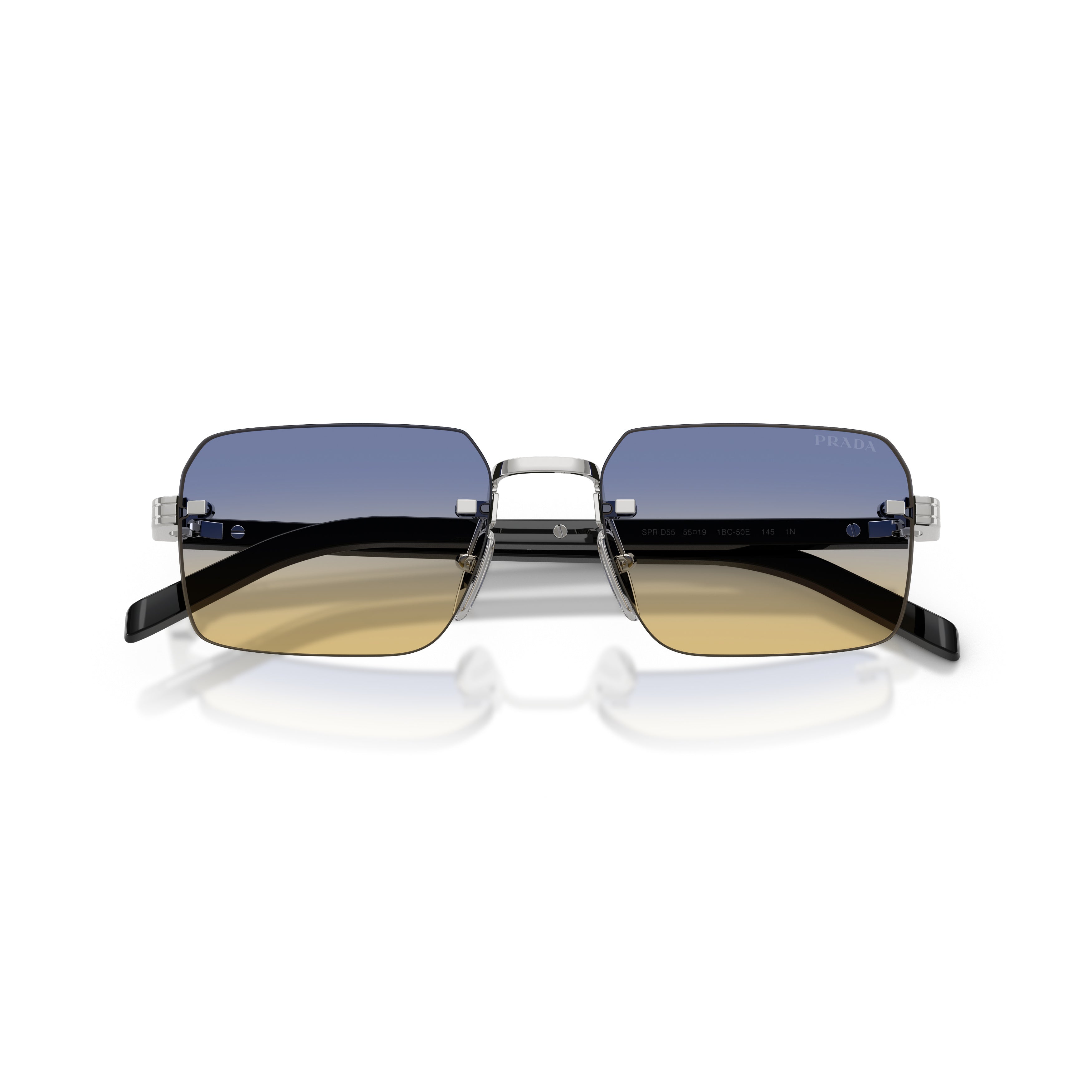 0pr D55s Rimless Square Sunglasses
