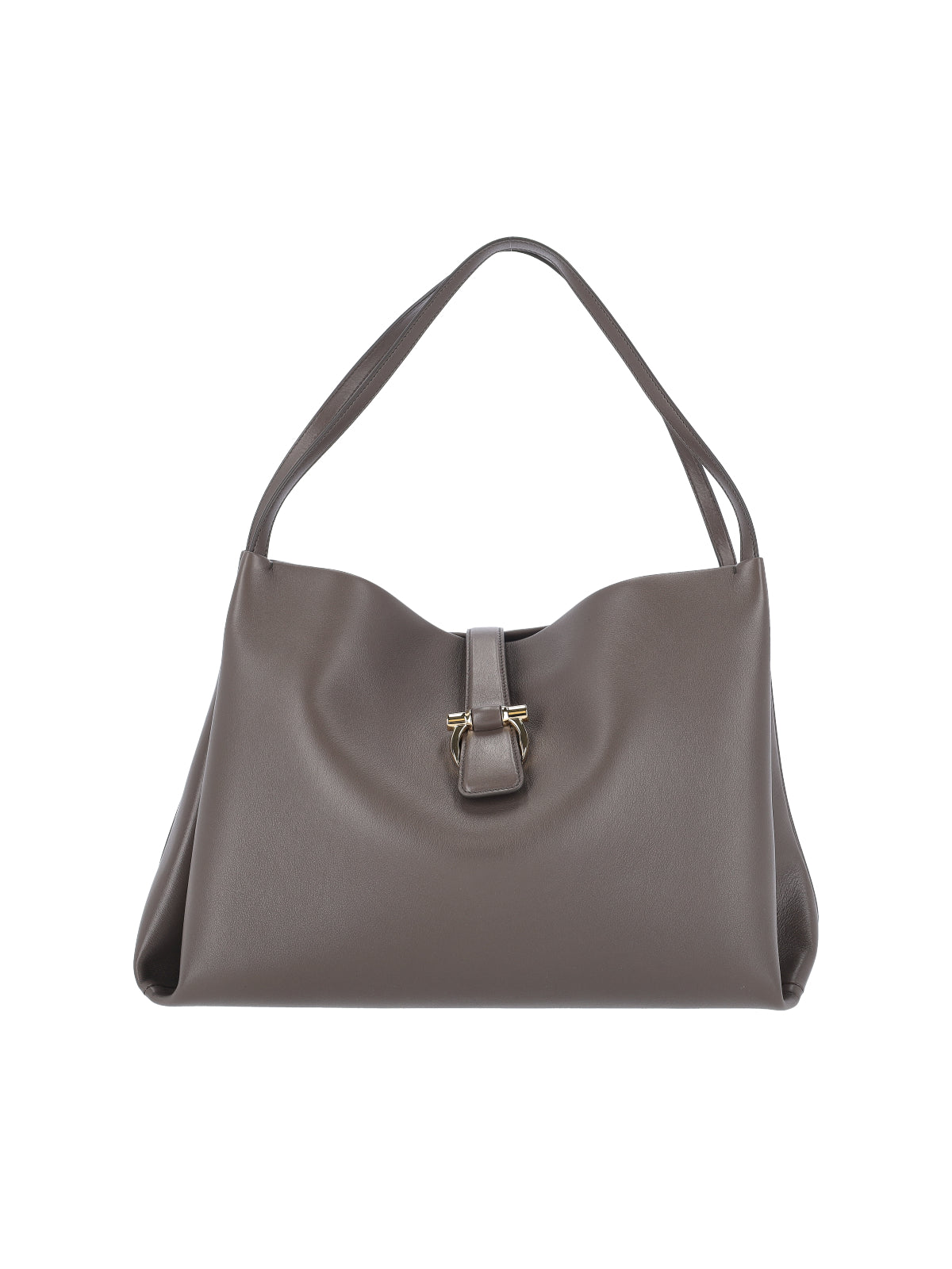Grey Minimalist Bag With Elegant Structure