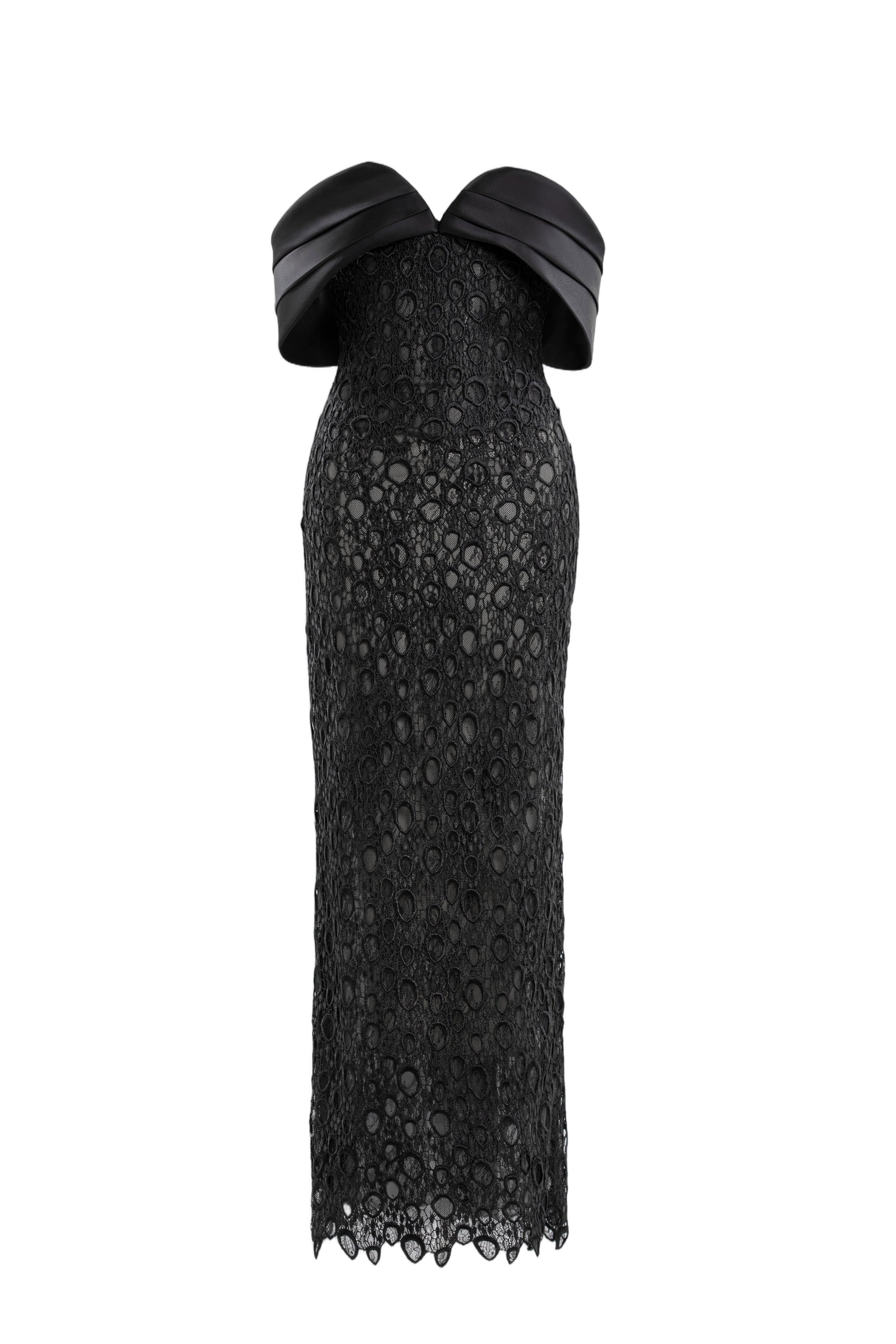 Midi Guipure Dress