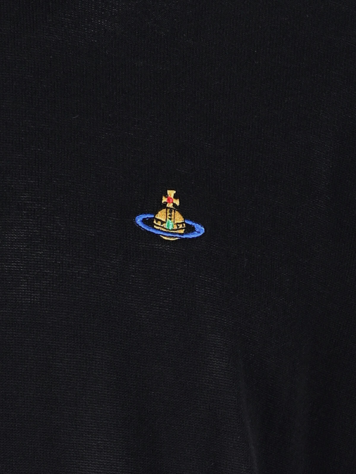 Black Alex Crew Neck Cotton Sweater