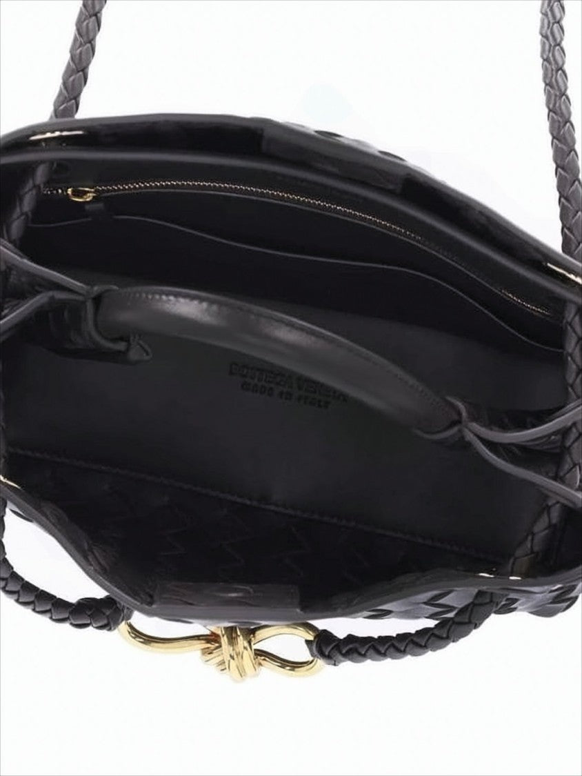 Woven Leather Tote Bag