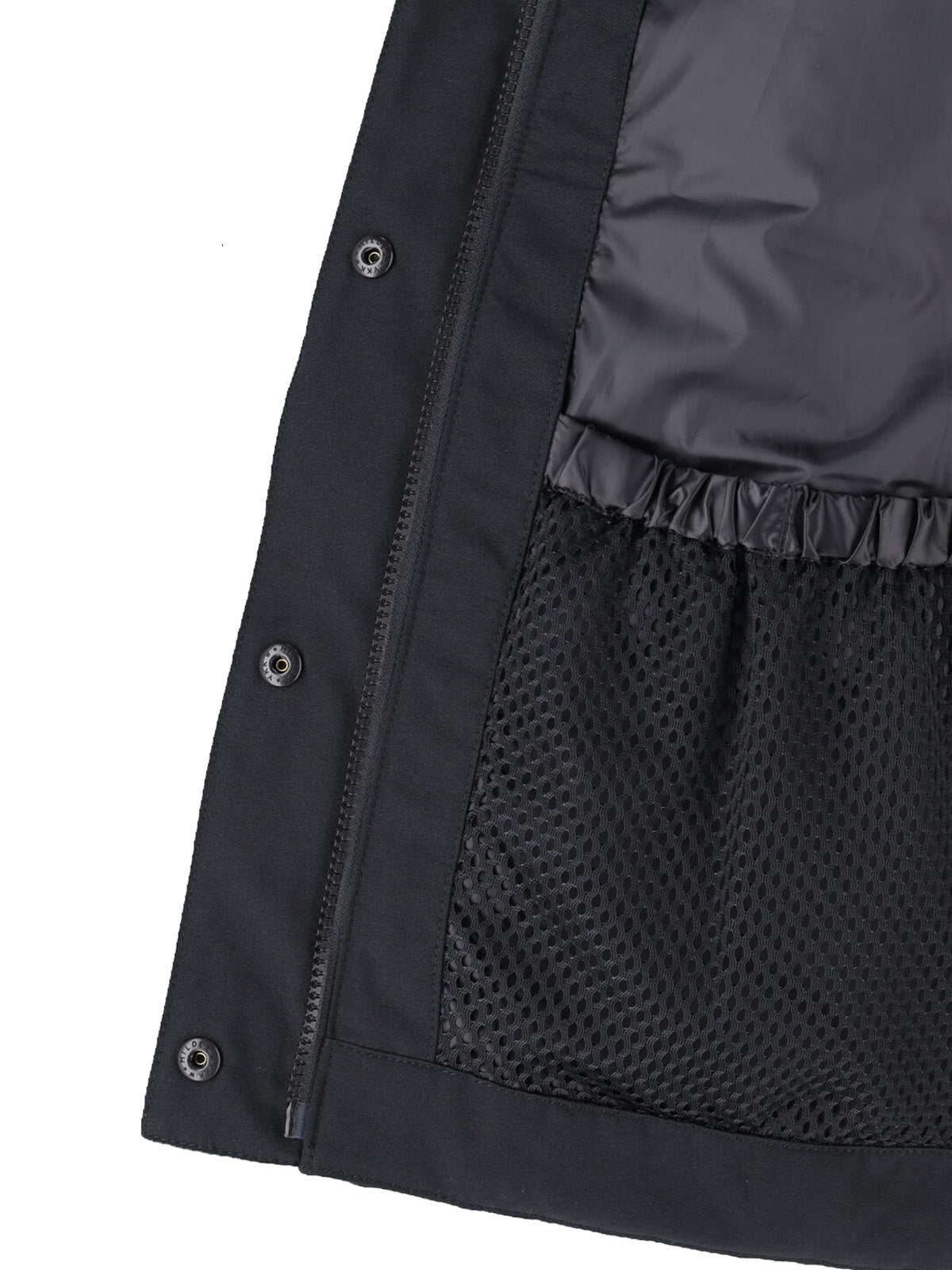 Black Freestyle Quilted Padded Outerwear Vest