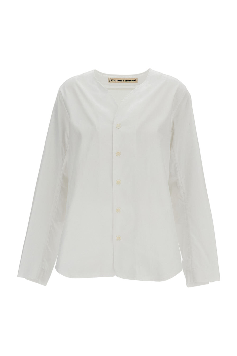 White Long Sleeve Cotton Shirt