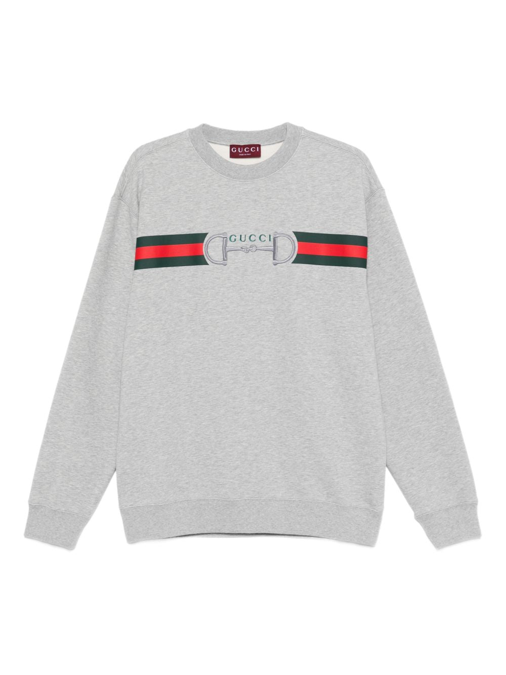 Crew Neck Knit Sweatshirt