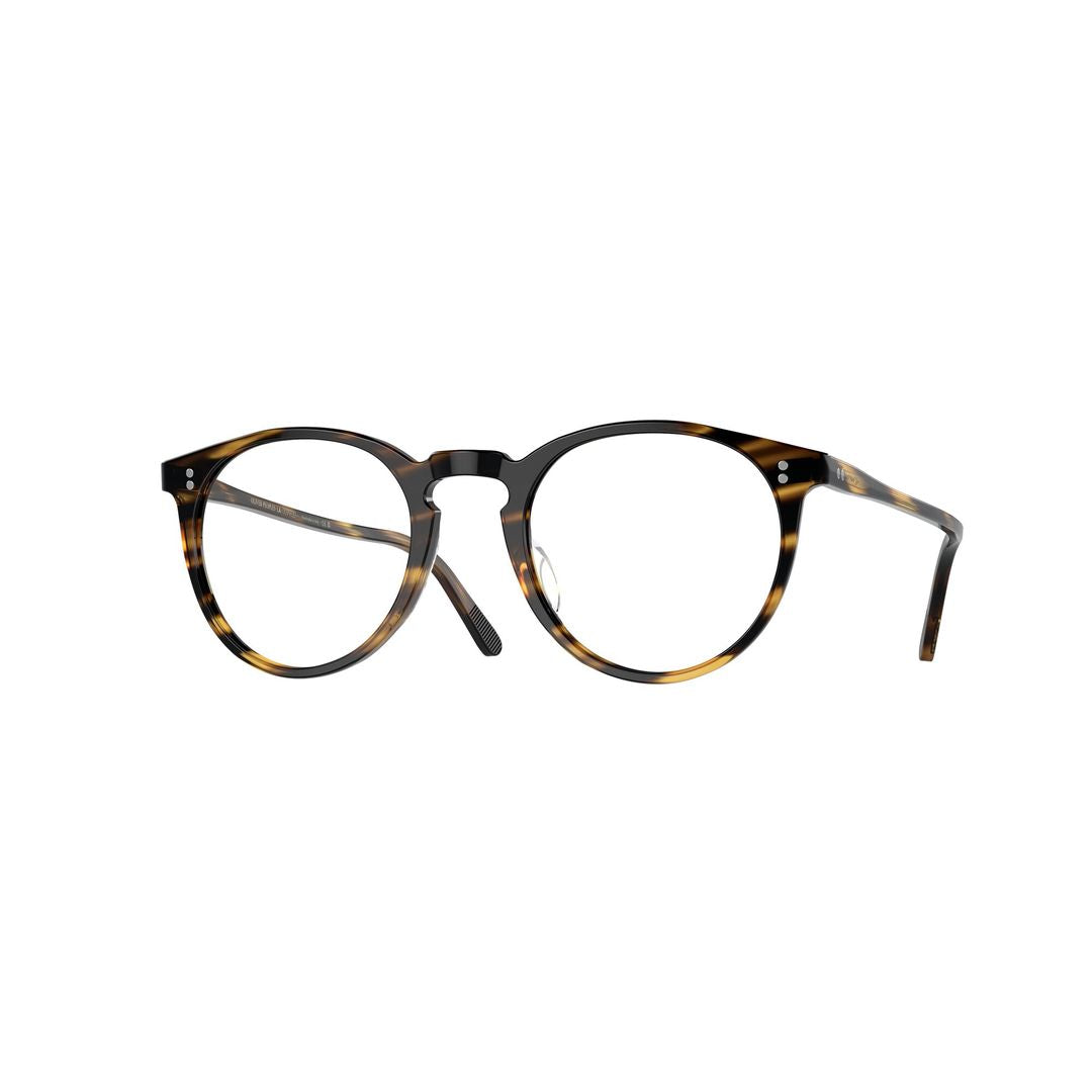 0ov5183 Round Tortoiseshell Pattern Eyeglass Frames with Keyhole Bridge