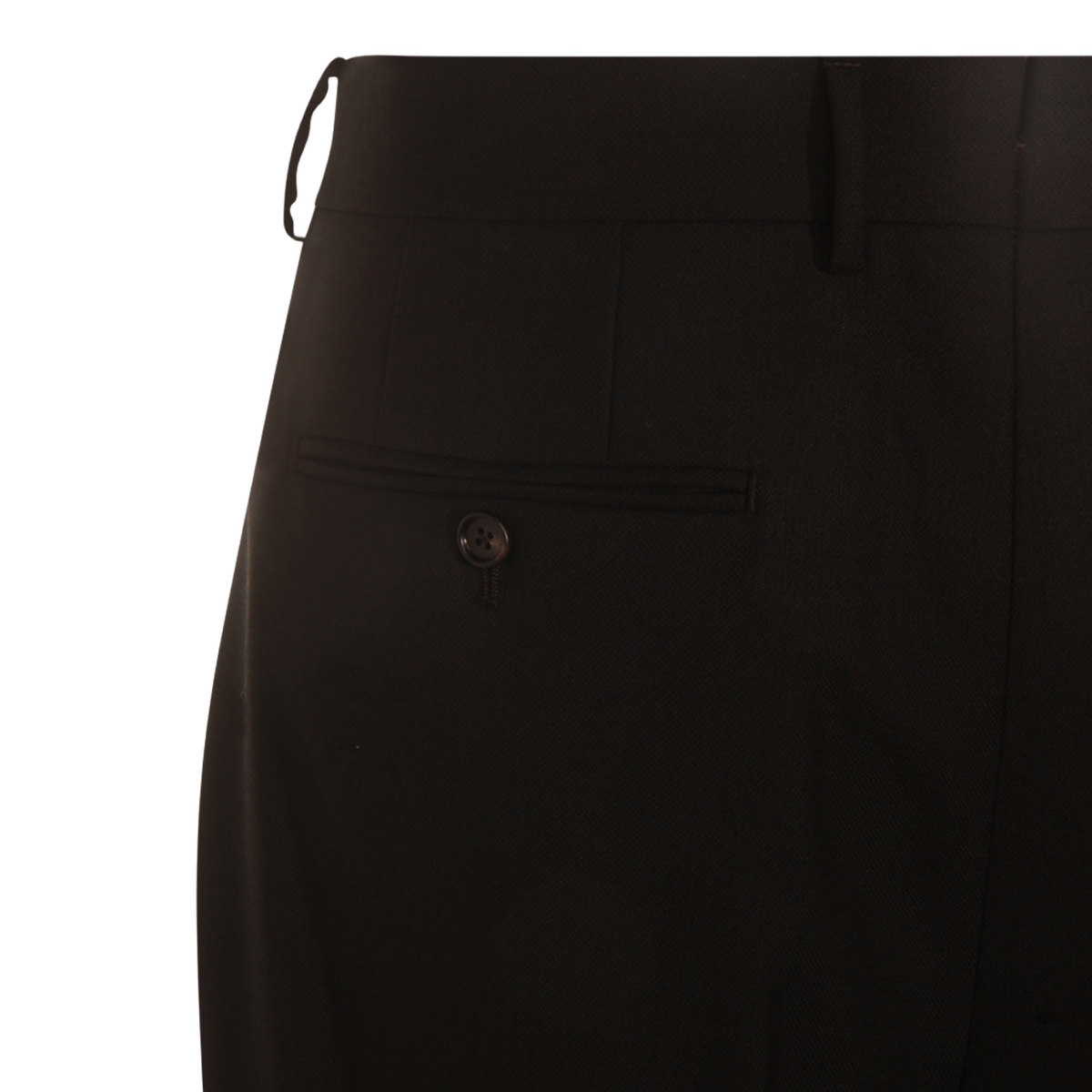 Tailored Black Trousers with High Waist