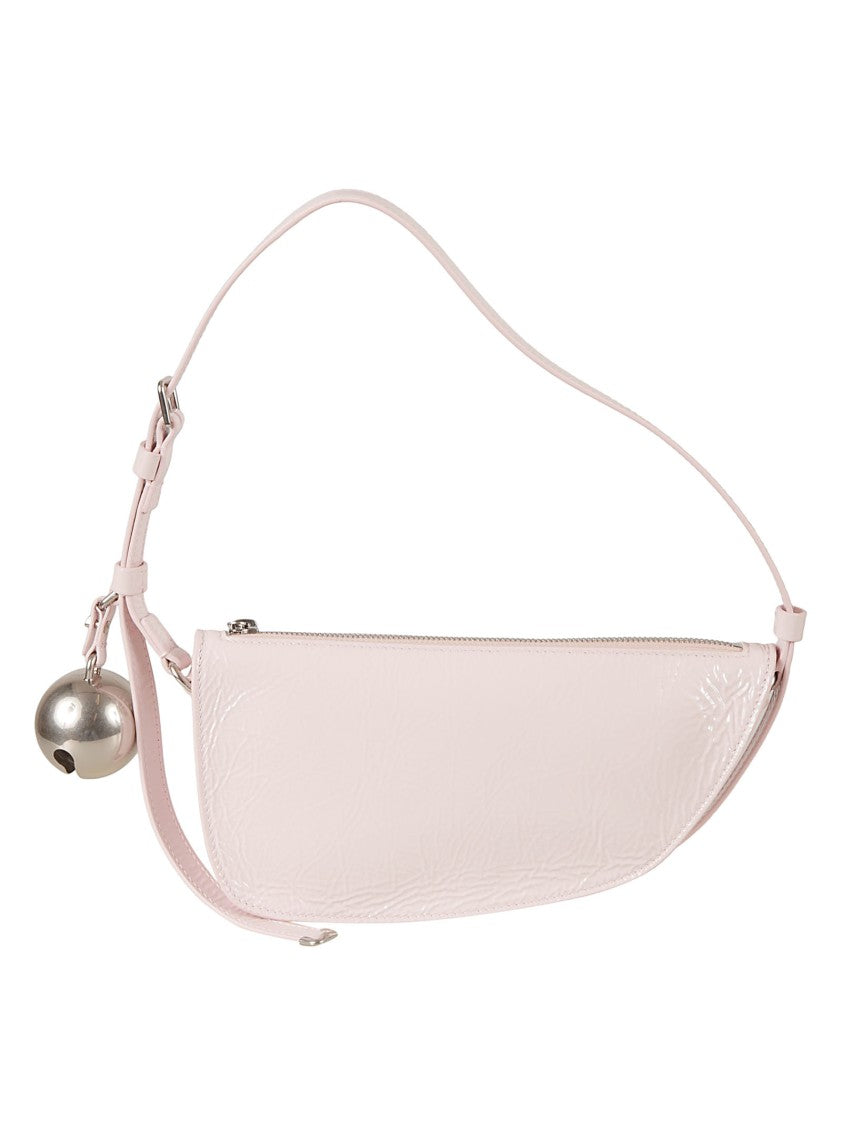 Curved Lamb Leather Bag