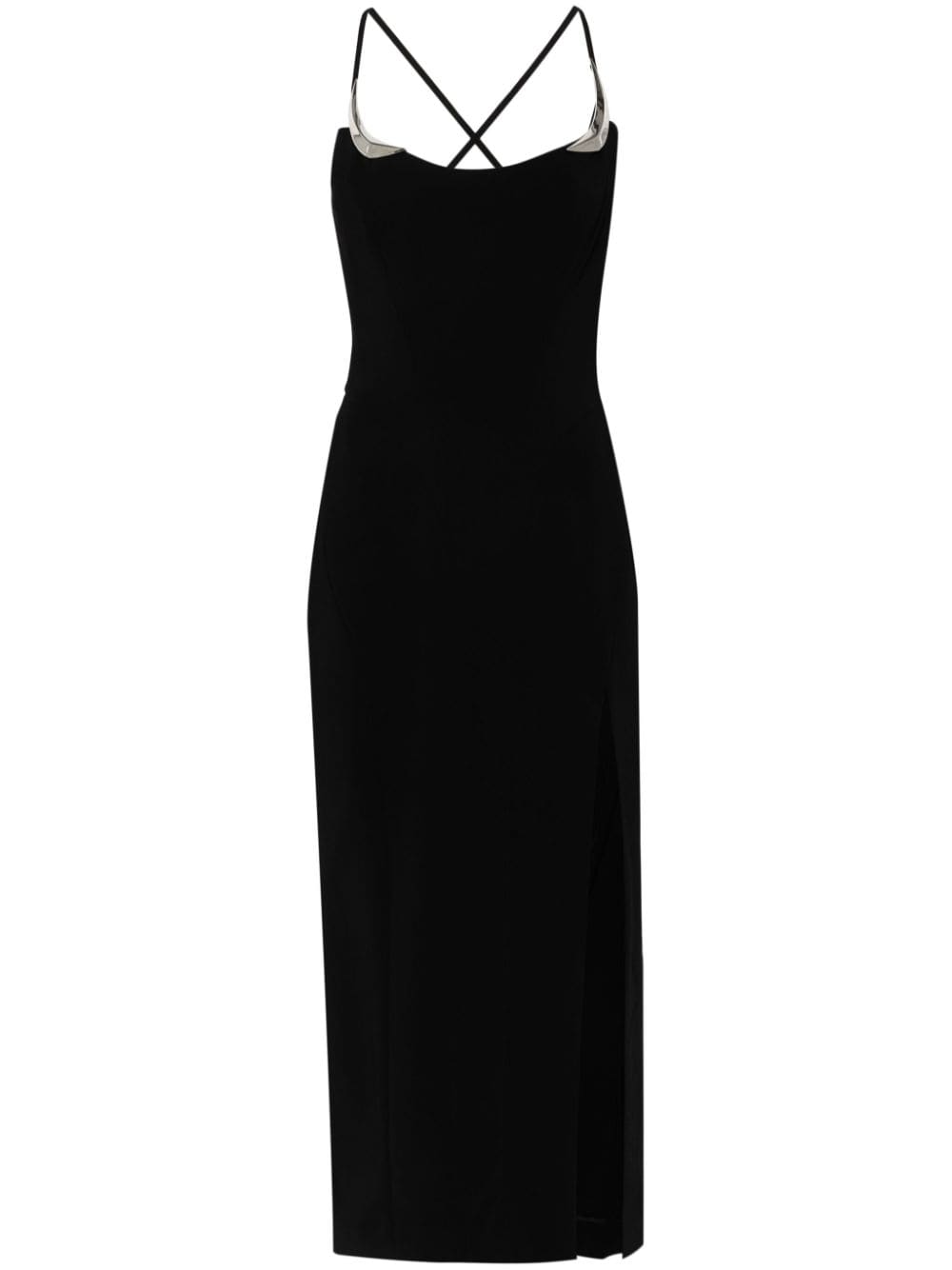 Mid-Length Black Stretch Dress