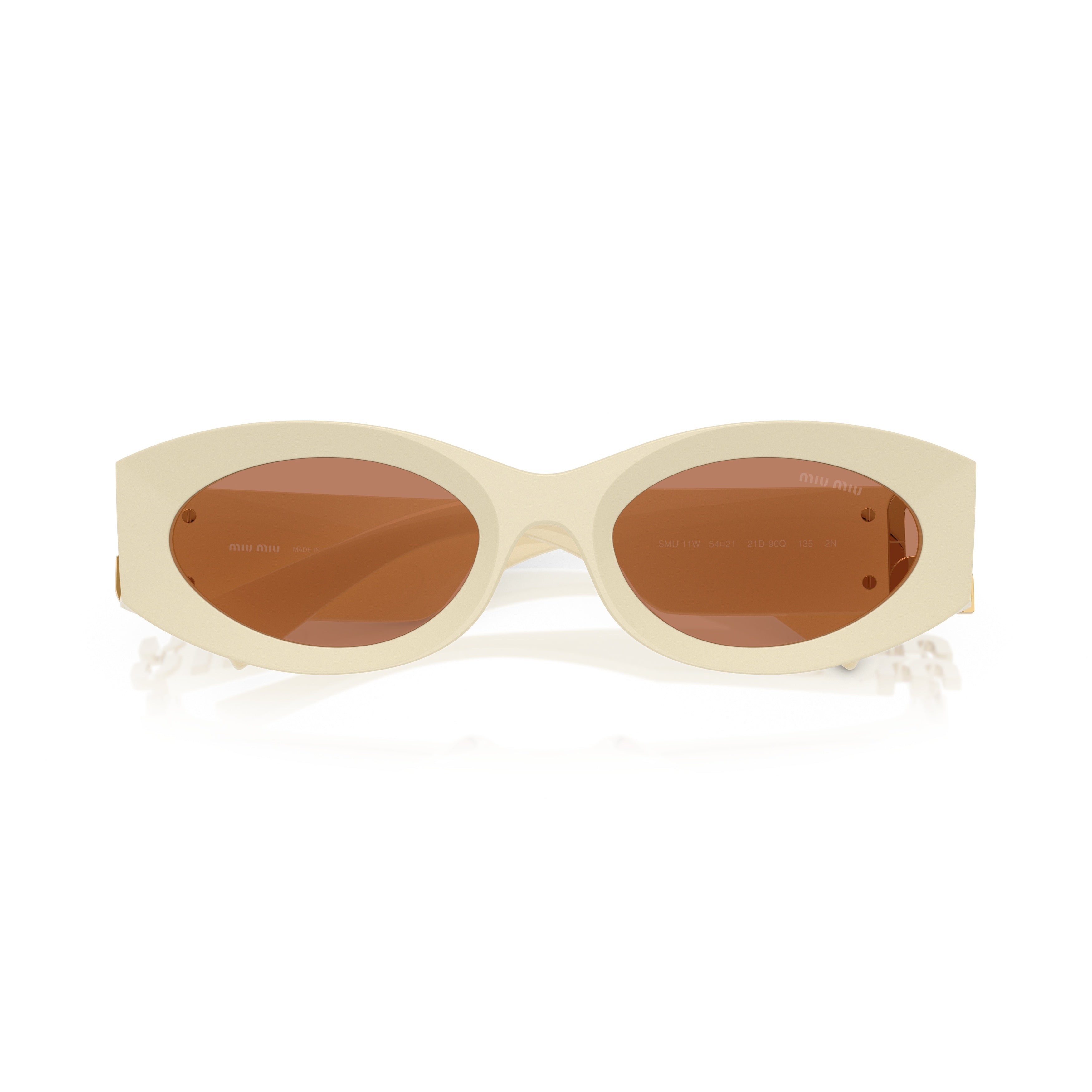 0mu 11ws Elongated Oval Sunglasses